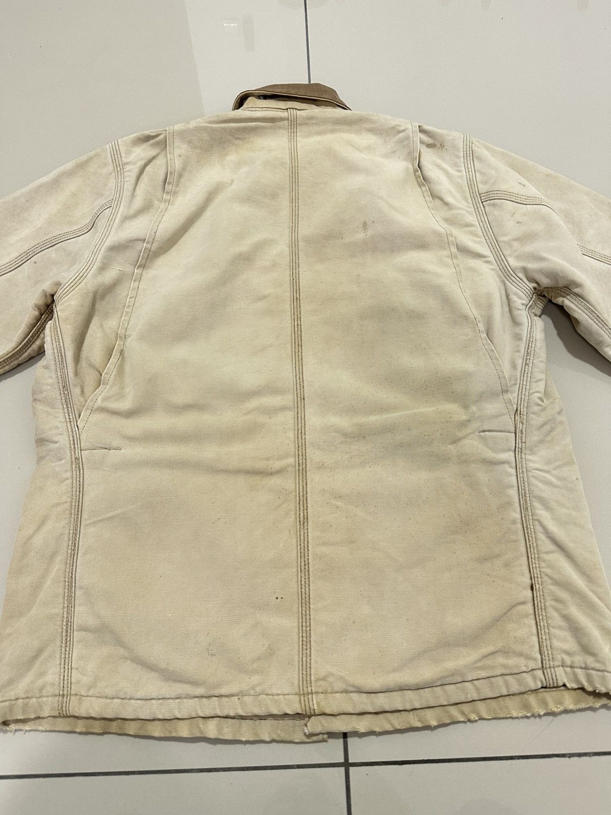 Carhartt × Vintage Vintage 90’s Carhartt Chore Jacket Michigan Stlye jacket Size US L / EU 52-54 / 3 - 9 Thumbnail