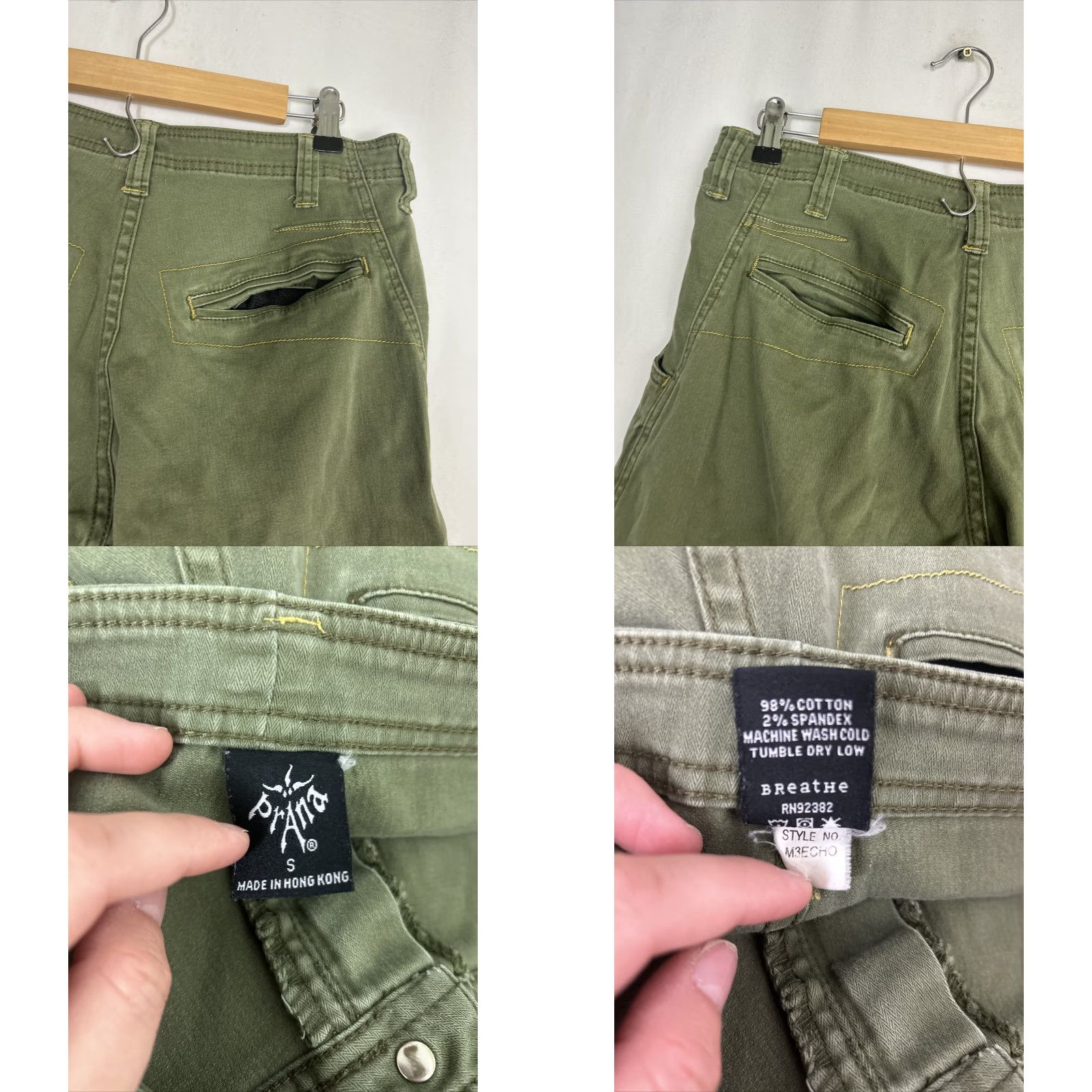 Prana Prana Mens Small Army Green Cargo Cotton Blend Outdoor Shorts Size US 29 - 9 Thumbnail