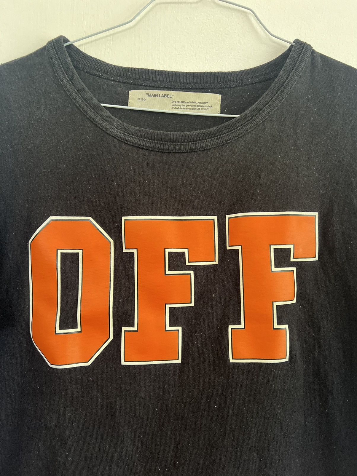 Off-White × Virgil Abloh Off white “I just was thinking “ Logo TEE Size US M / EU 48-50 / 2 - 5 Thumbnail