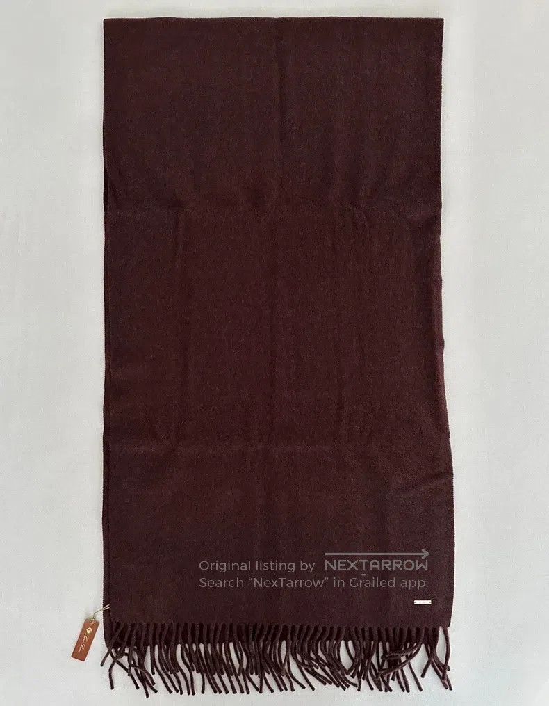 Loro Piana LORO PIANA size 47*175cm Vicuña Camelid Wool Scarf Size ONE SIZE - 2 Thumbnail