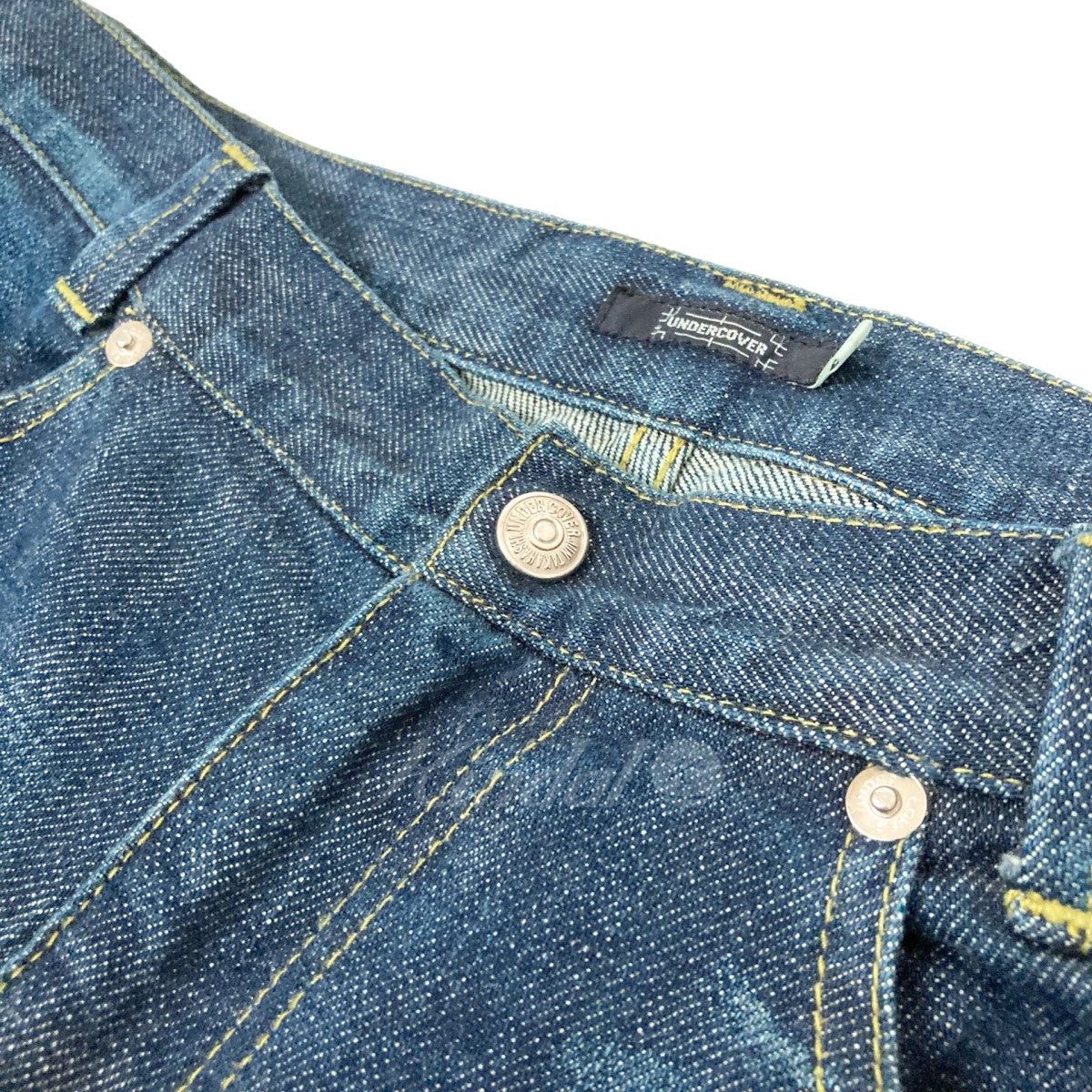 Undercover Undercover Denim Car Goopants S313 01AW D.A.V.F period Size US 33 - 3 Thumbnail
