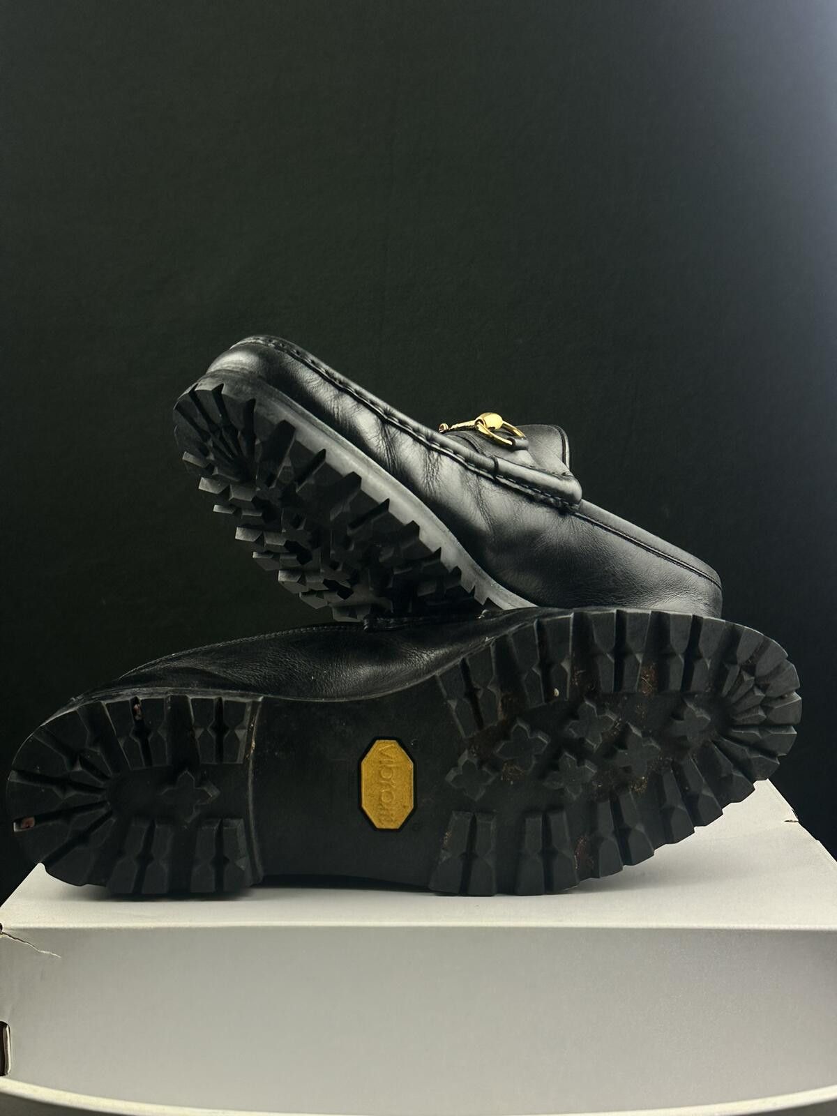 Gucci Authentic Gucci Black Leather Horsebit Loafers - Size 11.5 Size US 11.5 / EU 44-45 - 3 Thumbnail