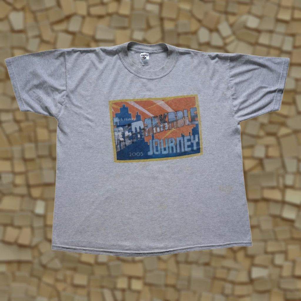 Fruit Of The Loom VINTAGE Fruit of the Loom T-Shirt Men XL Black 2000s 90s Graphic Print Crew Neck Short Sleeve Size US XL / EU 56 / 4 - 1 Thumbnail