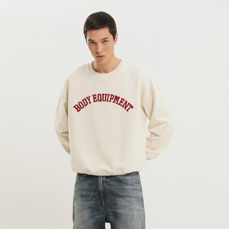 1989 STUDIO 1989 Studio White Body Equipment Crew Neck Sweatshirt Size US S / EU 44-46 / 1 - 1 Thumbnail