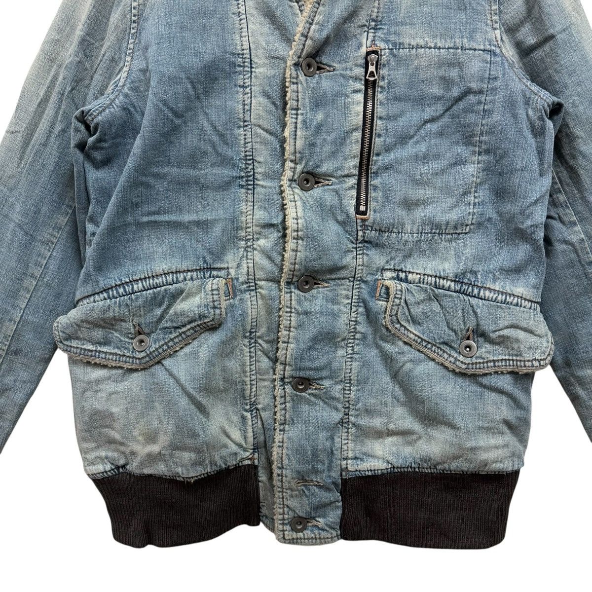 Hysteric Glamour RNA Denim Jacket Shearling Japanese Brand Size US M / EU 48-50 / 2 - 4 Thumbnail