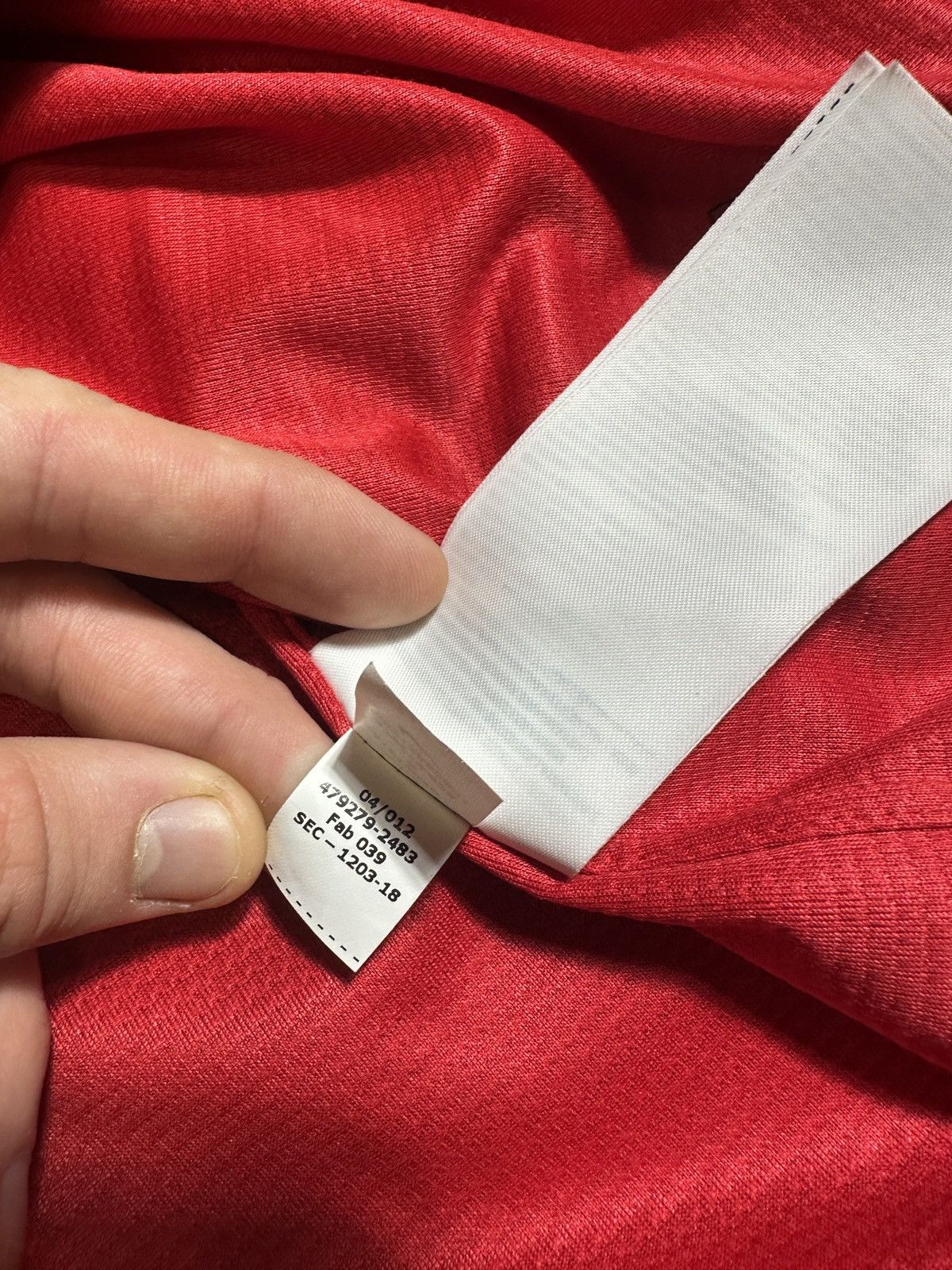 Nike Vintage Nike Manchester United Soccer Long Jersey Blokecore Size US S / EU 44-46 / 1 - 6 Thumbnail