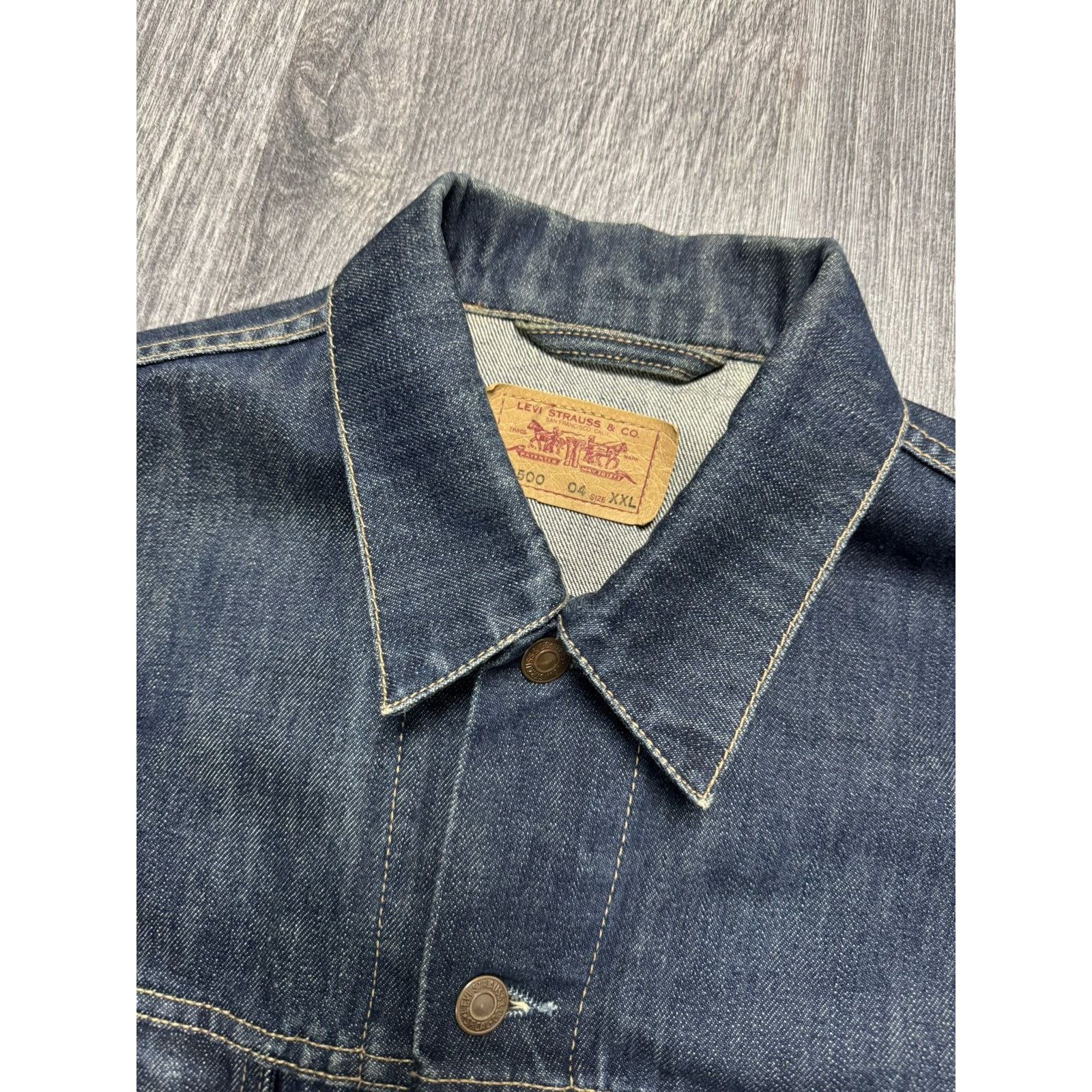 Levi's Vintage 90s Levi's Trucker Denim Jacket Size US XL / EU 56 / 4 - 5 Thumbnail