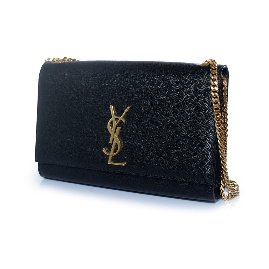 Saint Laurent Paris Saint Laurent, Medium Kate shoulder bag in black Size ONE SIZE - 1 Thumbnail