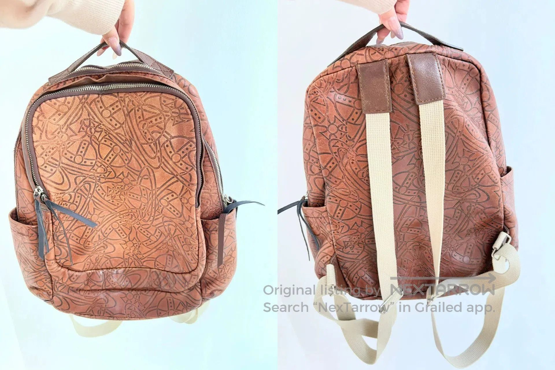 Vivienne Westwood Vivienne Westwood Brown Saturn Backpack. Size ONE SIZE - 6 Thumbnail