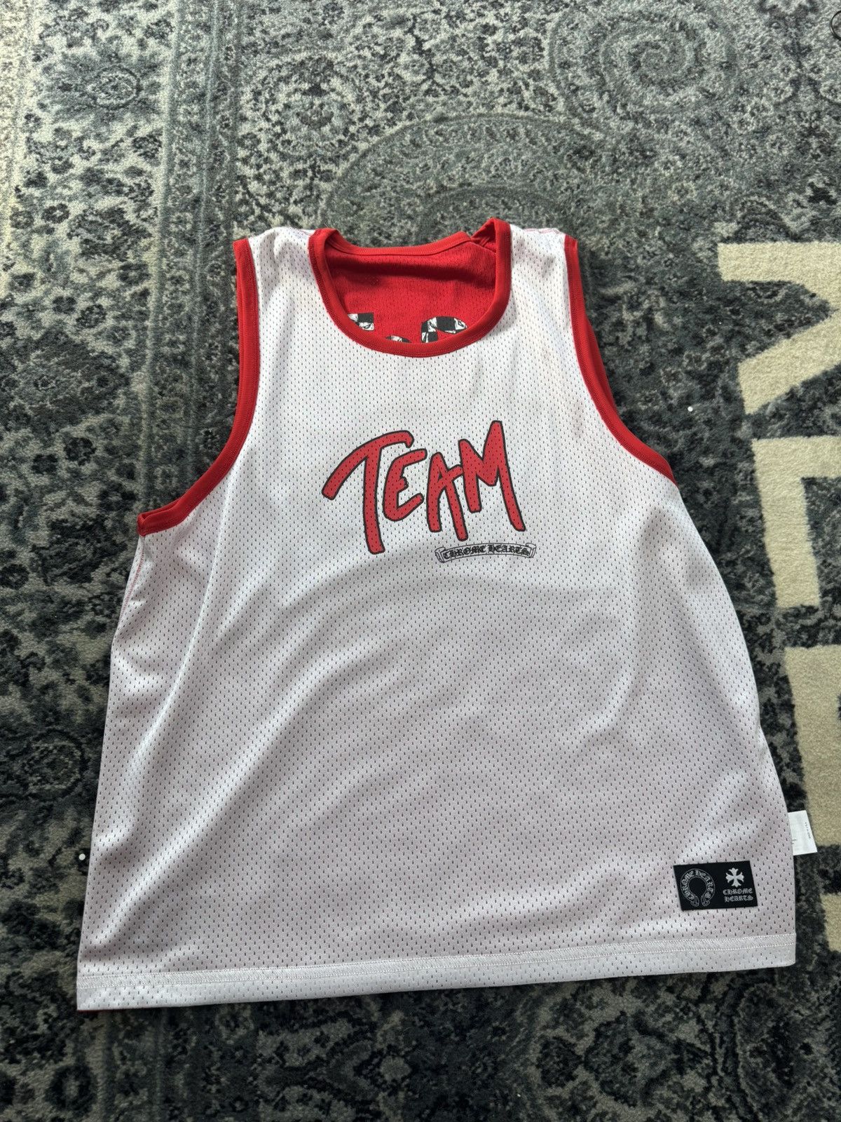 Chrome Hearts Chrome hearts matty boy Form Reversible Warmup Jersey Red Size US L / EU 52-54 / 3 - 6 Thumbnail