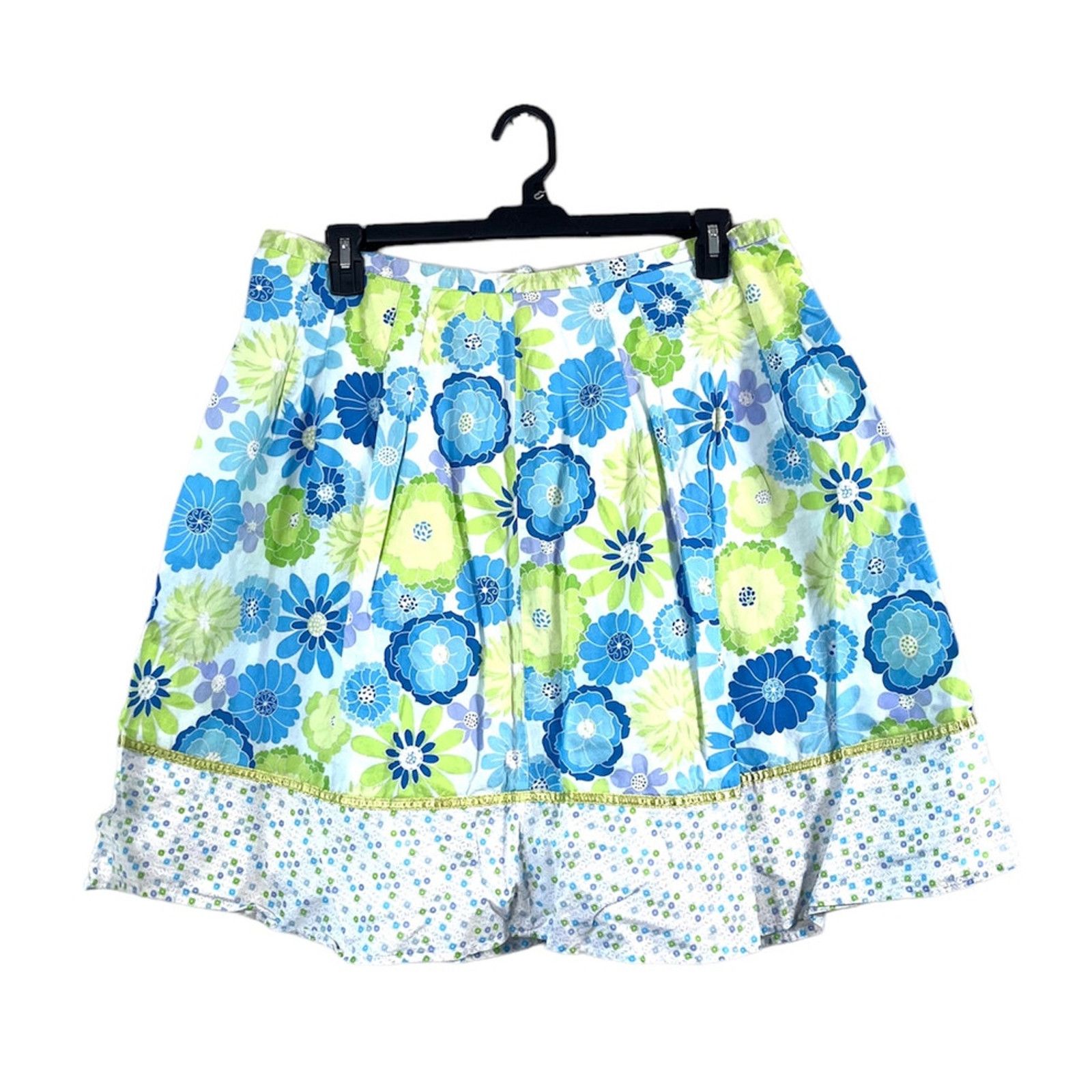 Izod Women's Izod Floral Mini Ruffle Skirt 16 Size 38" / US 16 / IT 52 - 1 Thumbnail