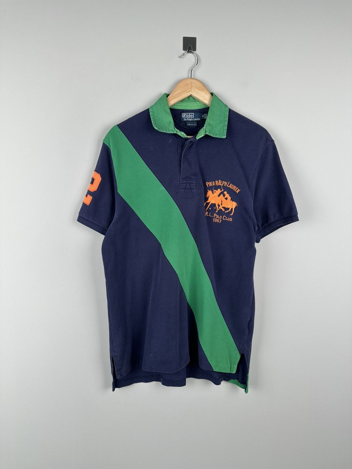 Polo Ralph Lauren × Rugby Ralph Lauren × Vintage Vintage Y2k Polo Ralph Lauren Polo Club Shirt Size US M / EU 48-50 / 2 - 2 Thumbnail