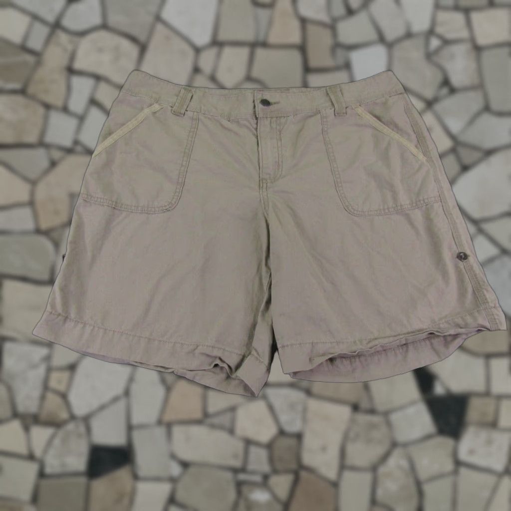 Carhartt VINTAGE Carhartt Shorts Womens 16 Khaki Beige Tan Relaxed Fit El Paso Cargo Ripstop Work Size 36" / US 14 / IT 50 - 1 Thumbnail
