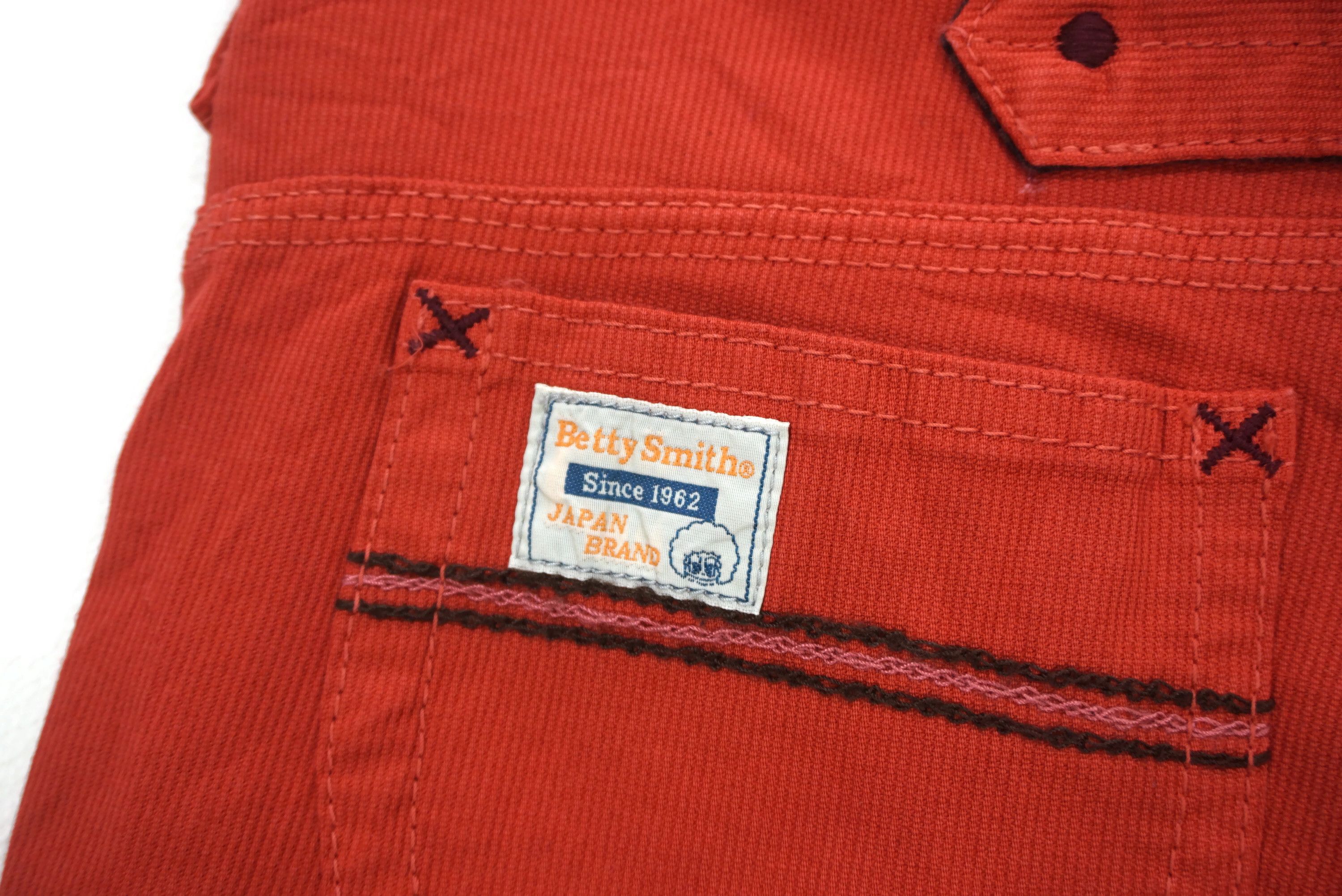 Japanese Brand Betty Smith Pants Size W29xL31.5 Low Rise Workwear Dungarees Size 26" / US 2 / IT 38 - 7 Thumbnail