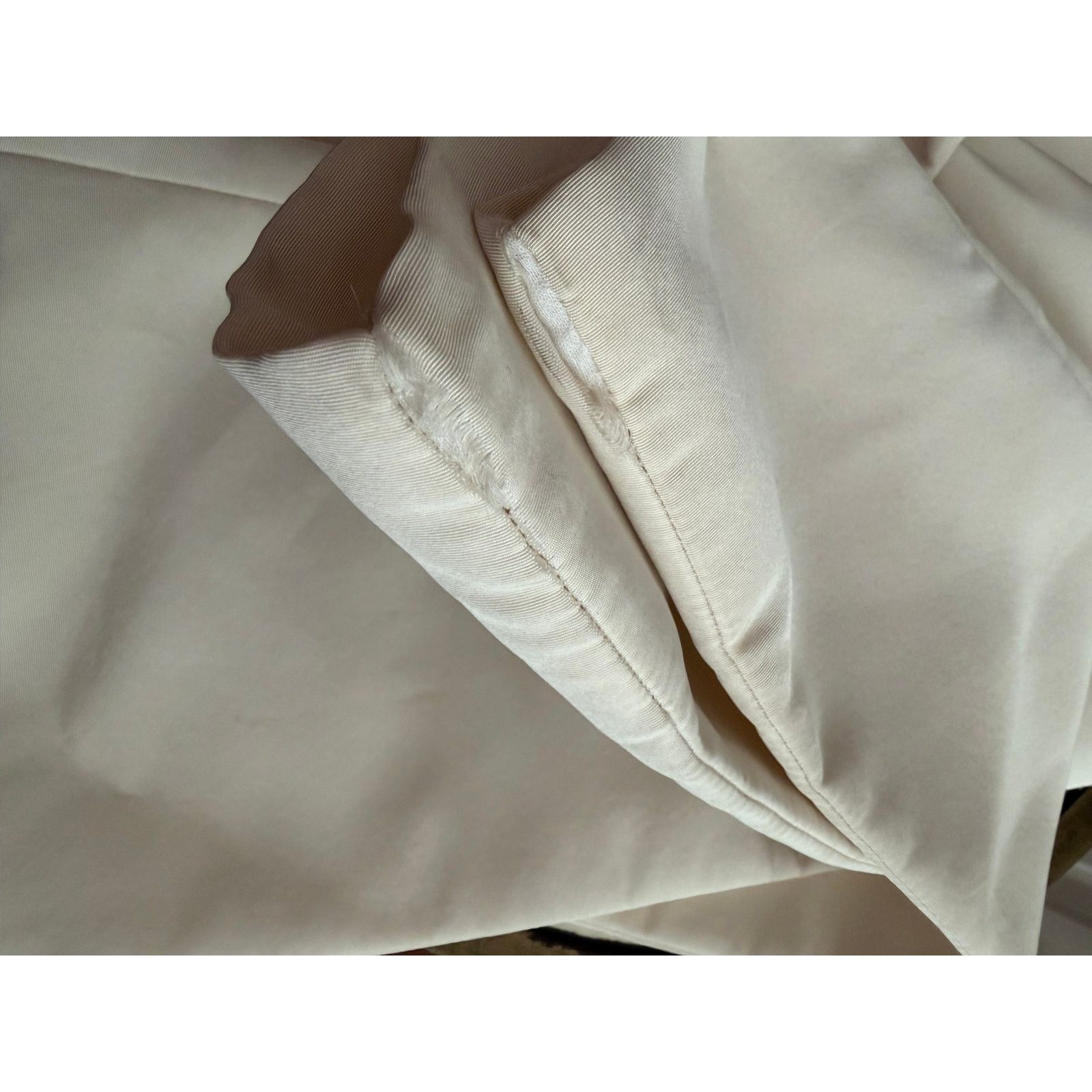 Sachin & Babi Sachin + Babi Silk Faille Bustier + Pants Set Ivory M Flaws Size 27" / US 4 / IT 40 - 7 Thumbnail