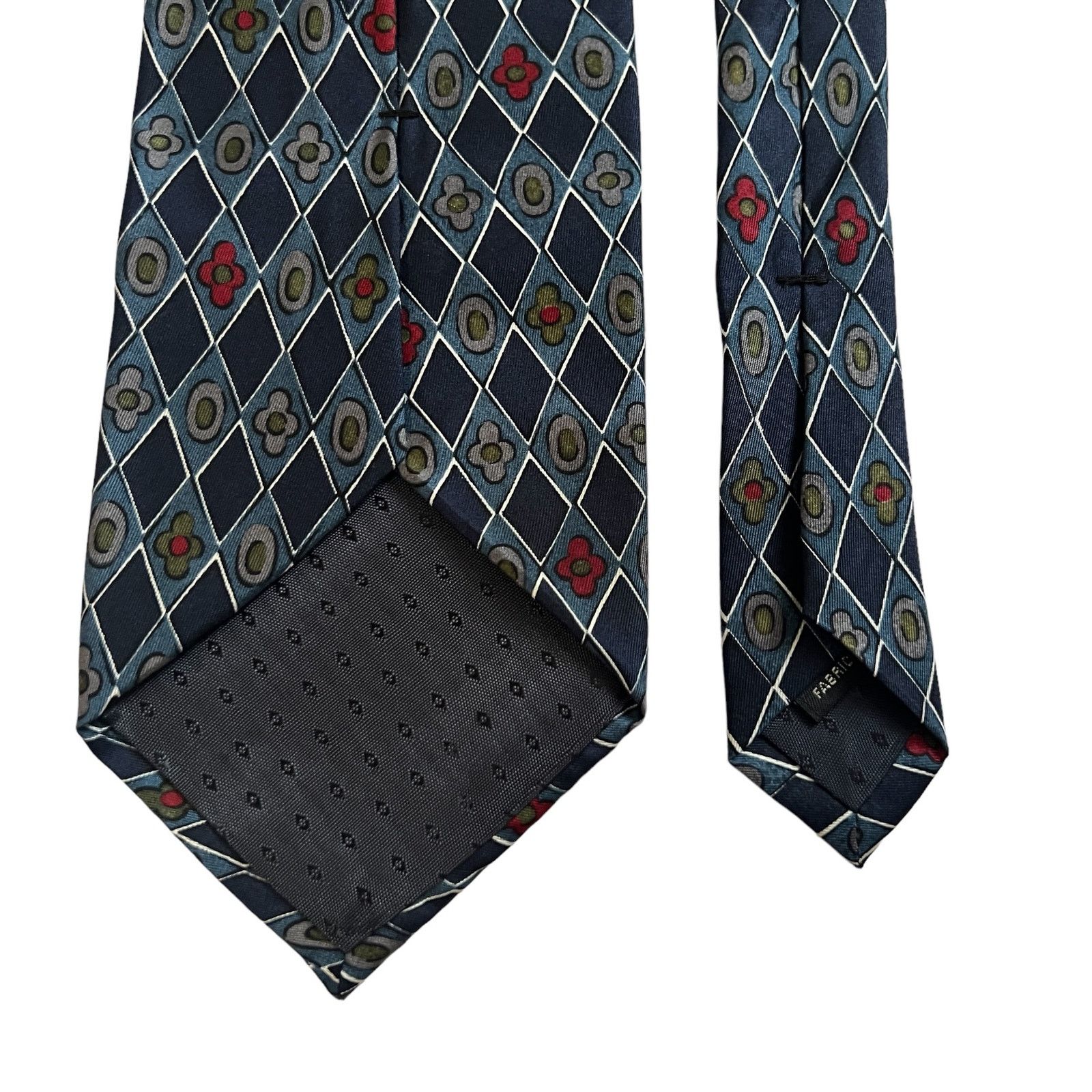 Givenchy Vintage Givenchy Monsieur Diamond Geometric Pattern Silk Tie Size ONE SIZE - 7 Thumbnail