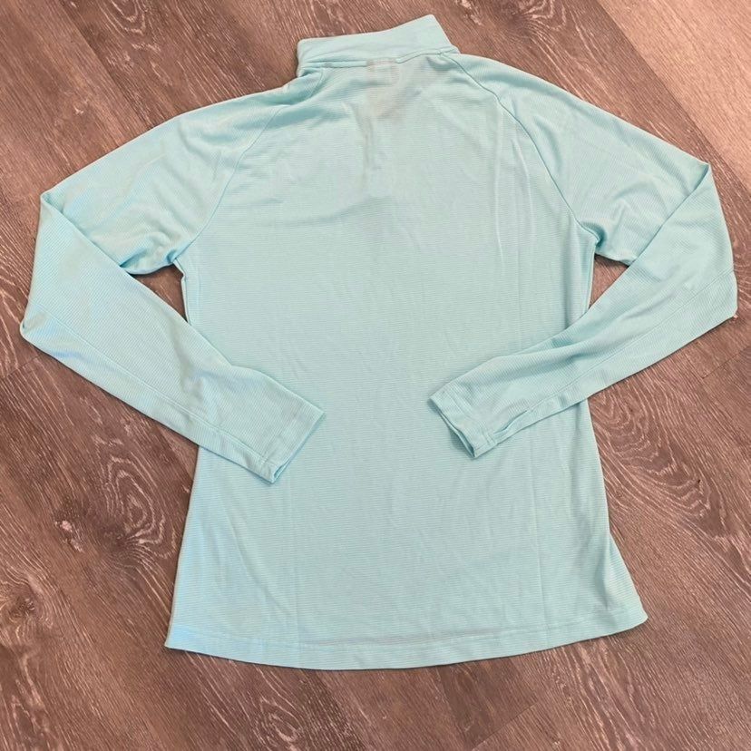 Adidas NWT Adidas Blue Quarterzip women Large Bin I-34 Size L / US 10 / IT 46 - 2 Thumbnail