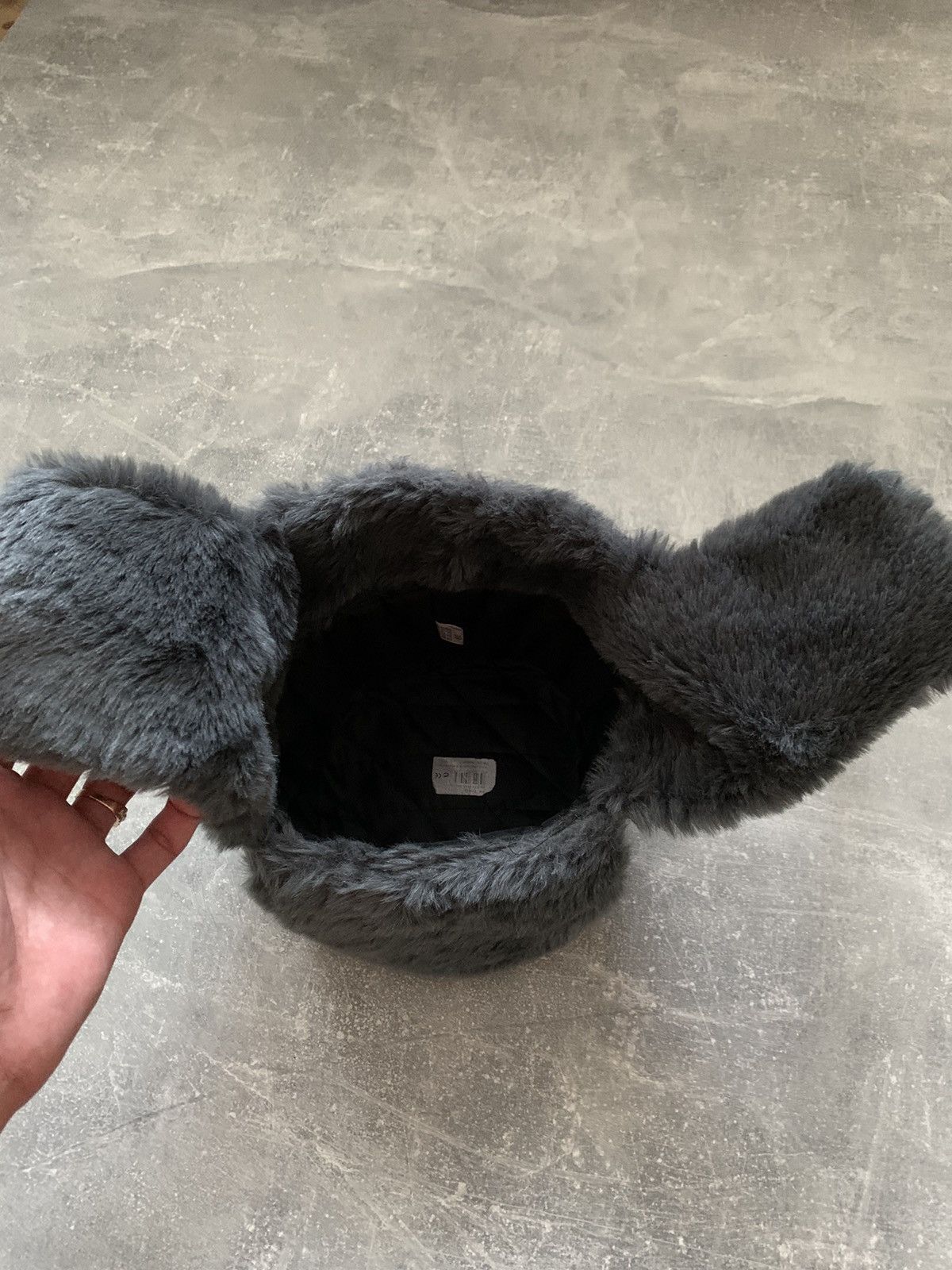 Japanese Brand × Vintage Vintage fuzzy mohair japanese ushanka hat avant garde Size ONE SIZE - 6 Thumbnail