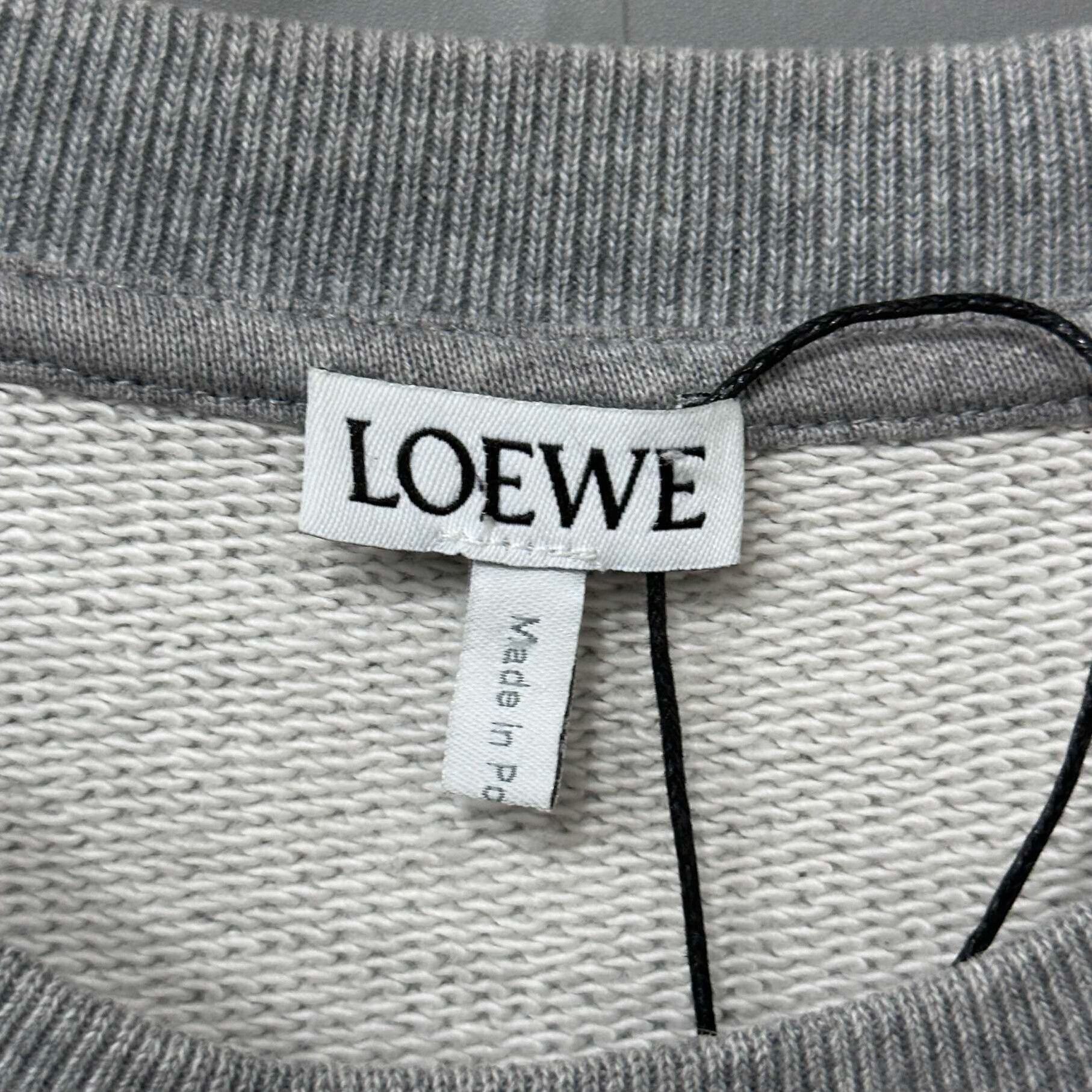 Loewe color block embroidered logo sweatshirt Size US M / EU 48-50 / 2 - 5 Thumbnail