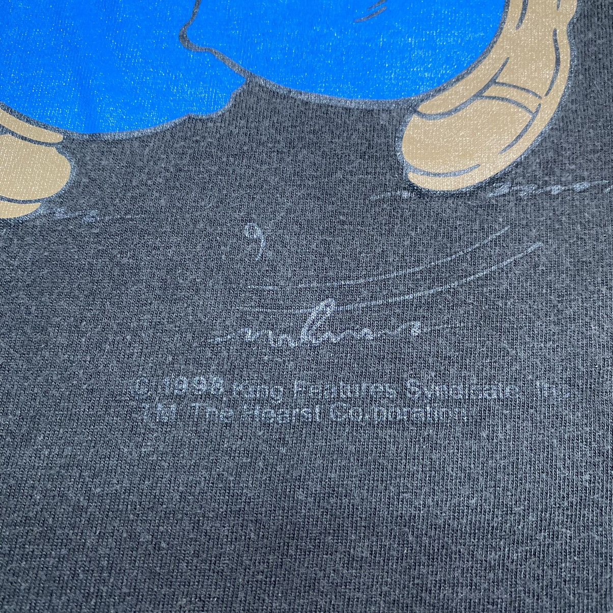 Cartoon Network × Vintage Vintage 90s Popeye The Sailor Cartoon T Shirt Size US M / EU 48-50 / 2 - 7 Thumbnail