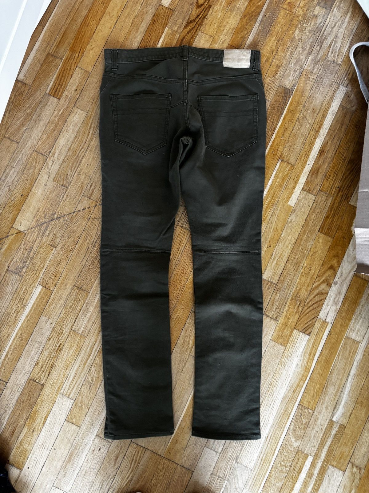 Number (N)ine Number nine army green slim fit jeans Size US 30 / EU 46 - 2 Thumbnail