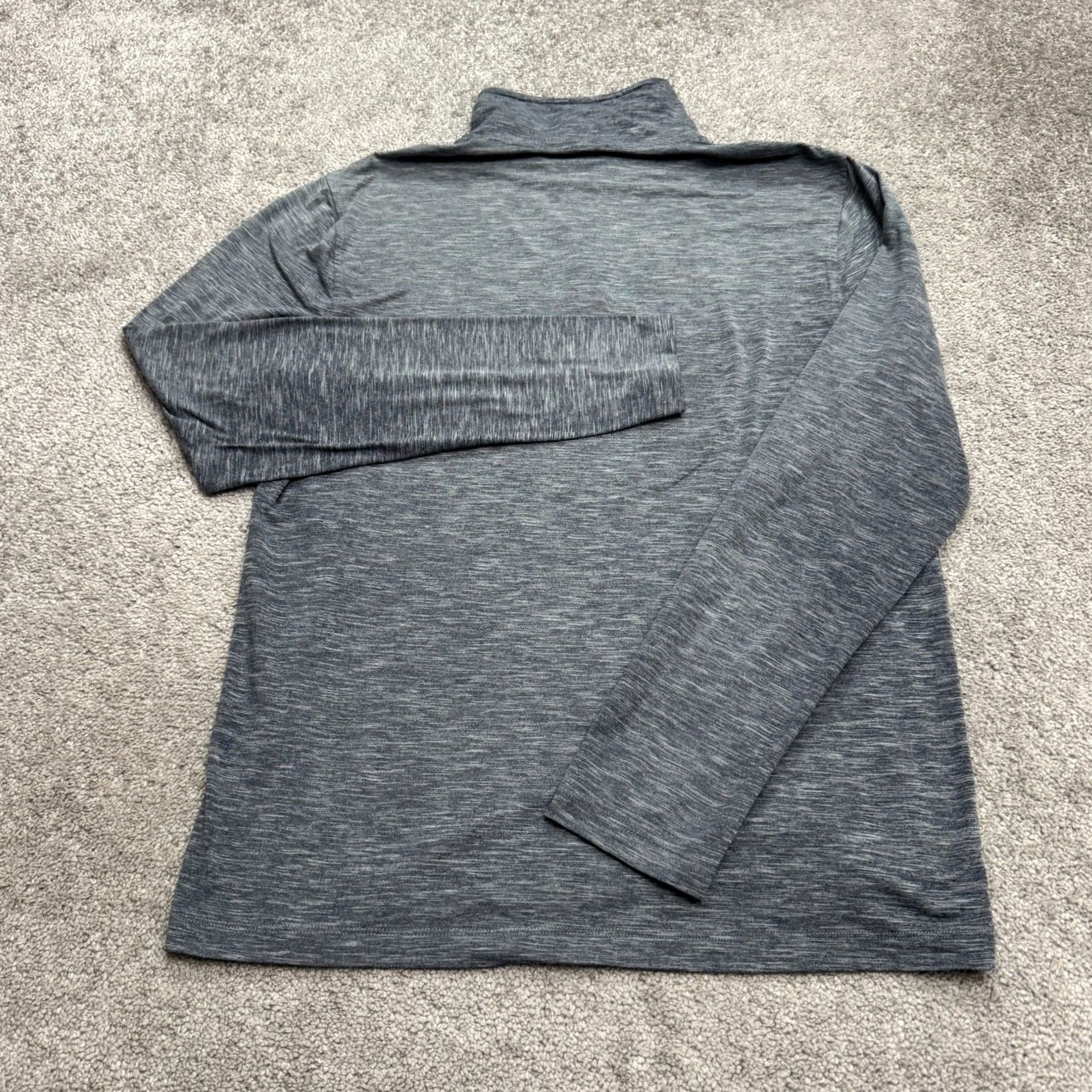 J.Crew J.Crew Performance 1/4 Zip Pullover Shirt Mens M Heather Gray Long Sleeve Regular Fit Zip Neck Mock Neck Casual Outdoor Size US M / EU 48-50 / 2 - 2 Thumbnail
