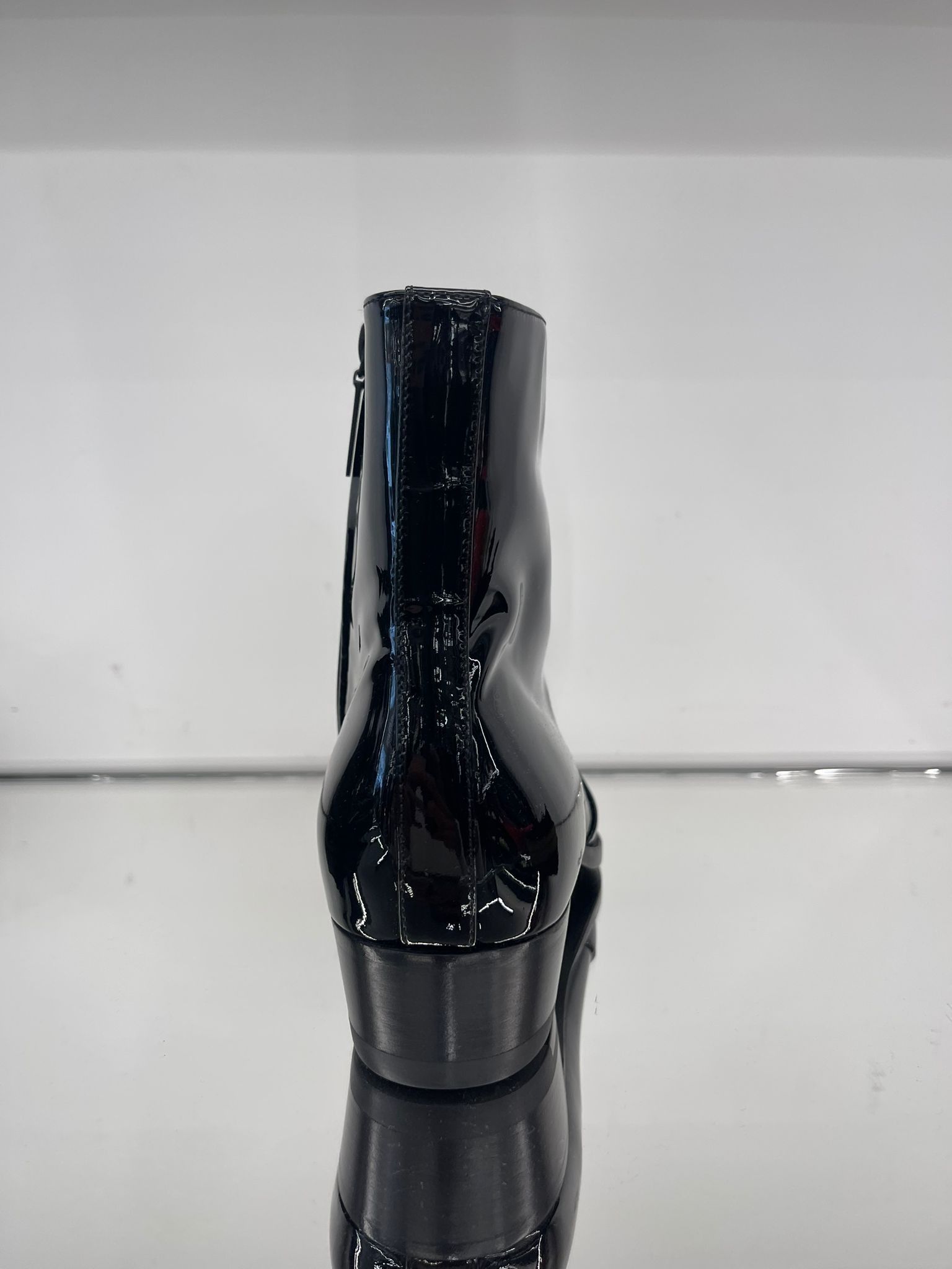 Saint Laurent Paris ARMY LACED BOOTS IN SHINY LEATHER Size US 7 / EU 40 - 2 Thumbnail