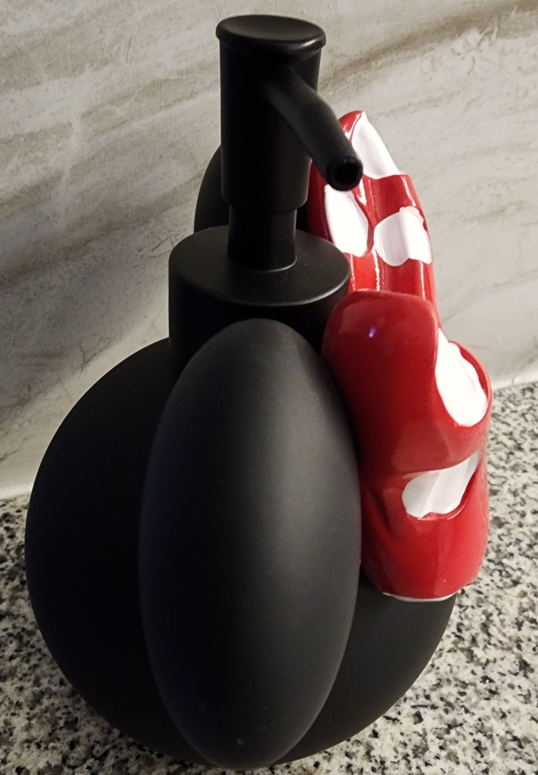 Disney Disney Minnie Mouse Black Dispenser 6in Red Polka Dot Bow Size ONE SIZE - 3 Thumbnail