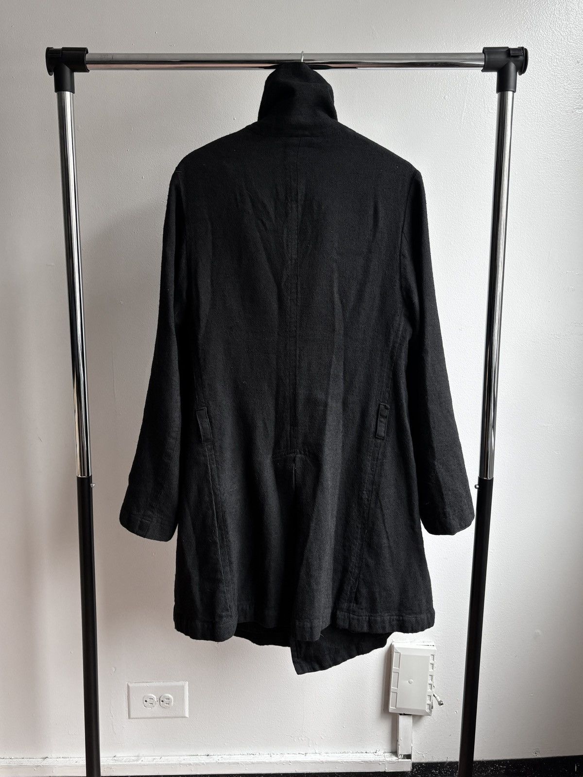 Ann Demeulemeester Ann Demeulemeester AW10 High Neck Asymmetrical Trench Coat Size US M / EU 48-50 / 2 - 2 Thumbnail