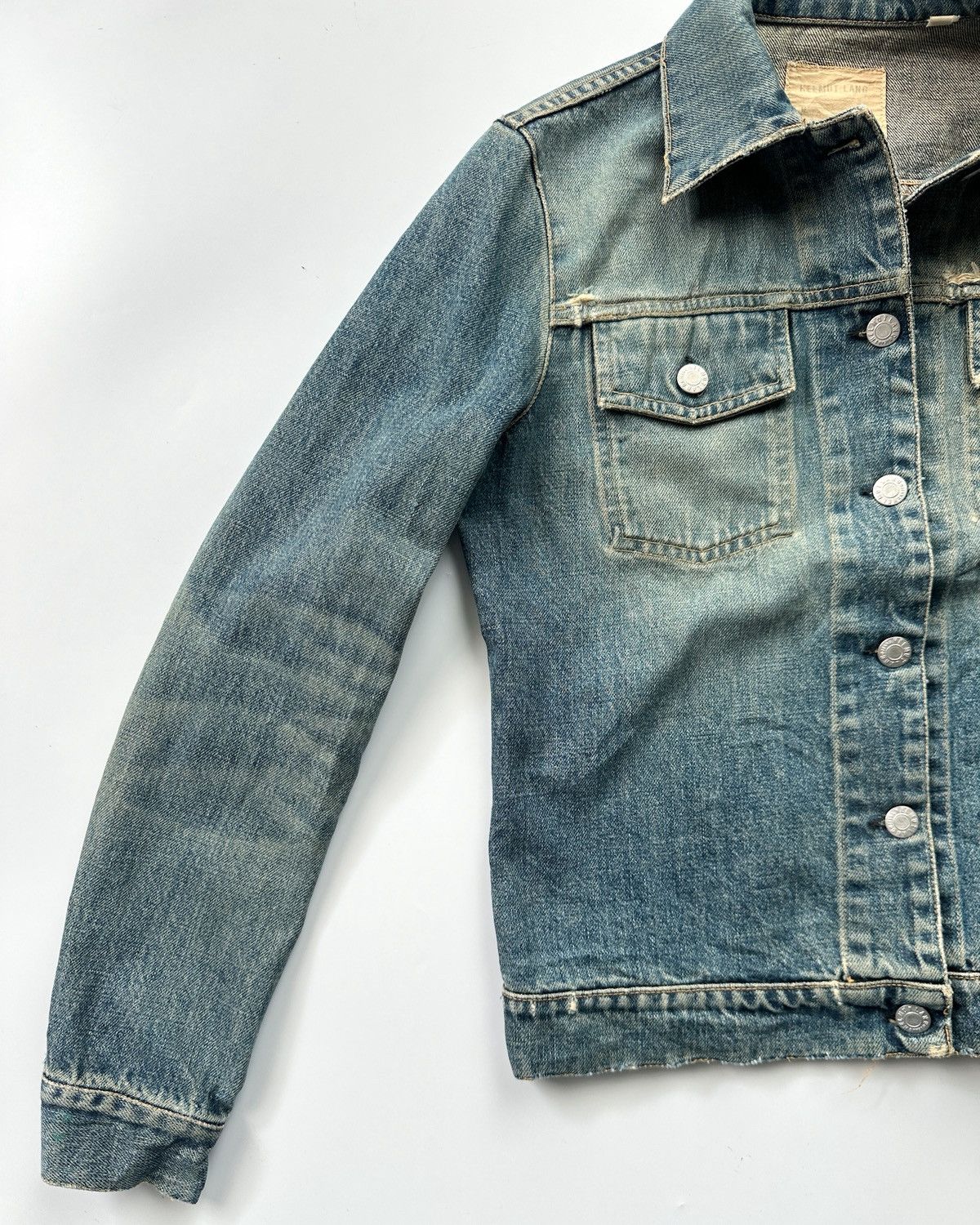 Helmut Lang 1999 Helmut Lang Faded Blue Denim Jacket Size XS / US 0-2 / IT 36-38 - 16 Thumbnail