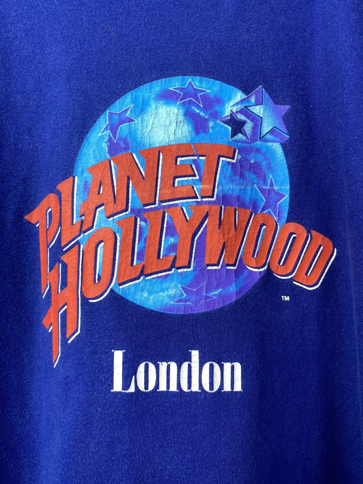 Planet Hollywood × Vintage Vintage 90s Planet Hollywood London Logo T-Shirt Size Large Size US L / EU 52-54 / 3 - 6 Thumbnail