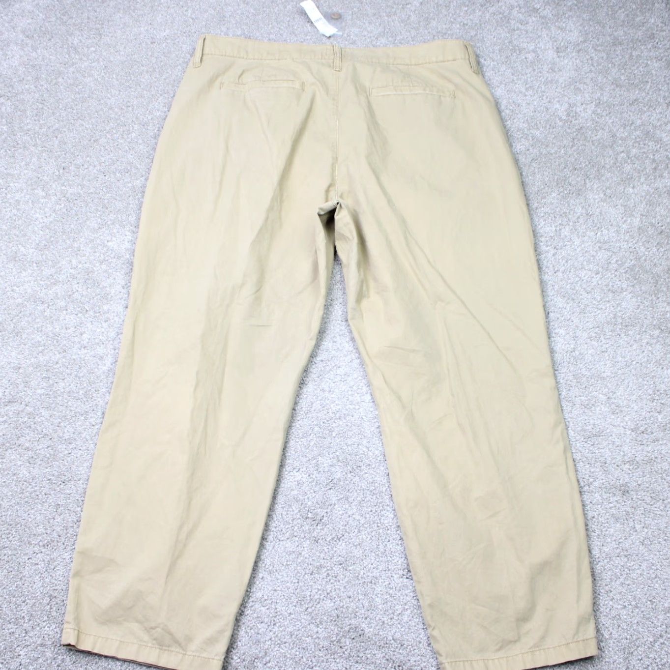 J.Crew J. Crew Pants Womens 40 x 30 Beige 100% Cotton Slouchy Boyfriend Chino Pleated Pants Size 27" / US 4 / IT 40 - 5 Thumbnail