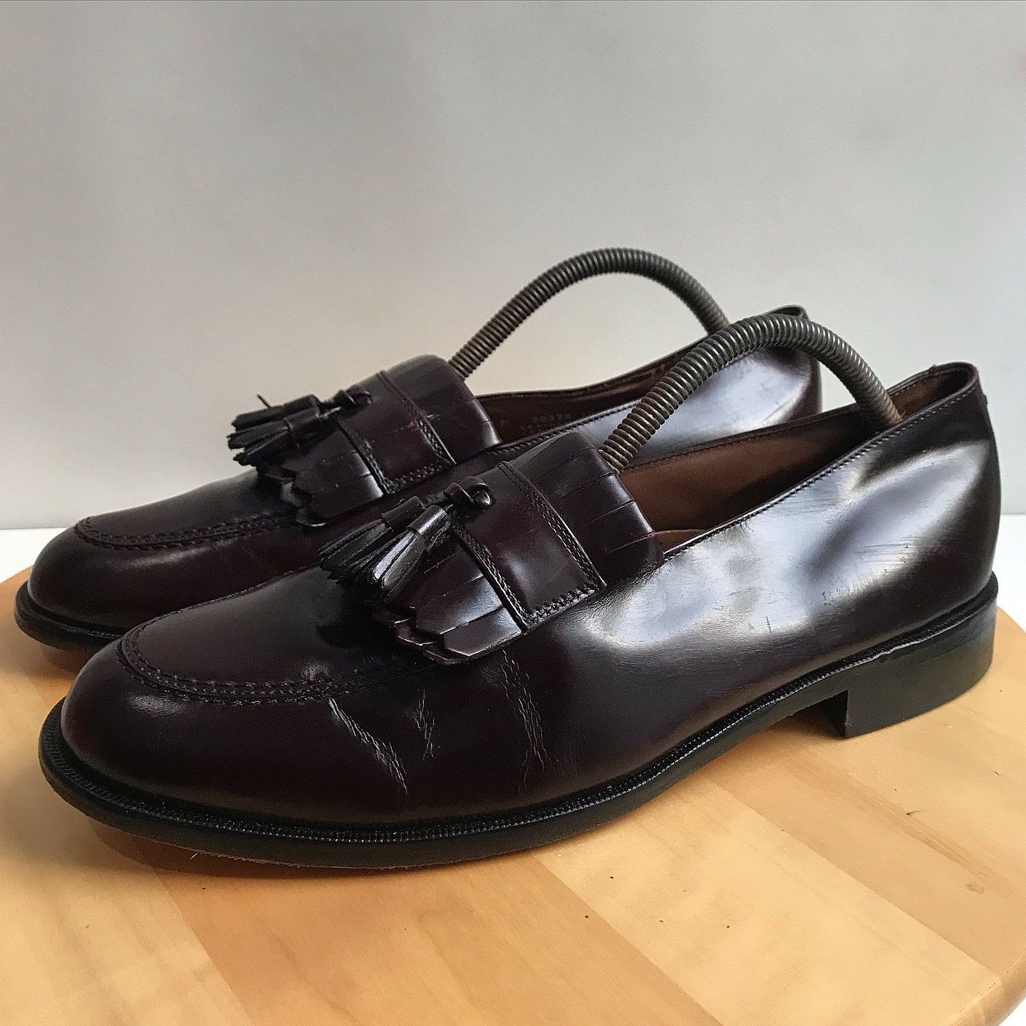 Bostonian × Designer × Vintage Vintage Bostonian Classics Penny Loafer Tassle Red wine Size US 10 / EU 43 - 1 Thumbnail