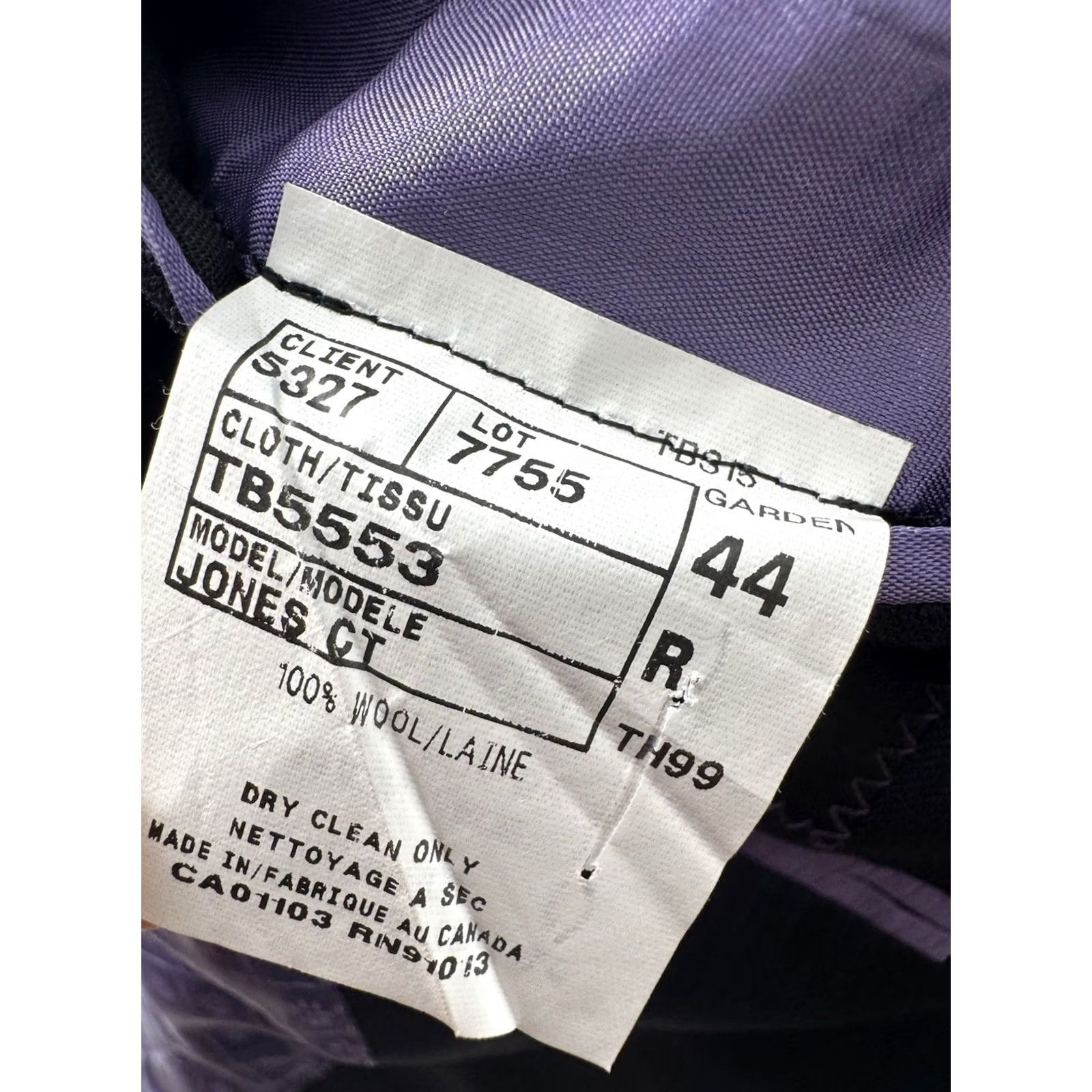 Ted Baker TED BAKER London Blazer Mens Wool Plaid ENDURANCE - JONES 44 (46) R EXCELLENT Size 44R - 8 Thumbnail