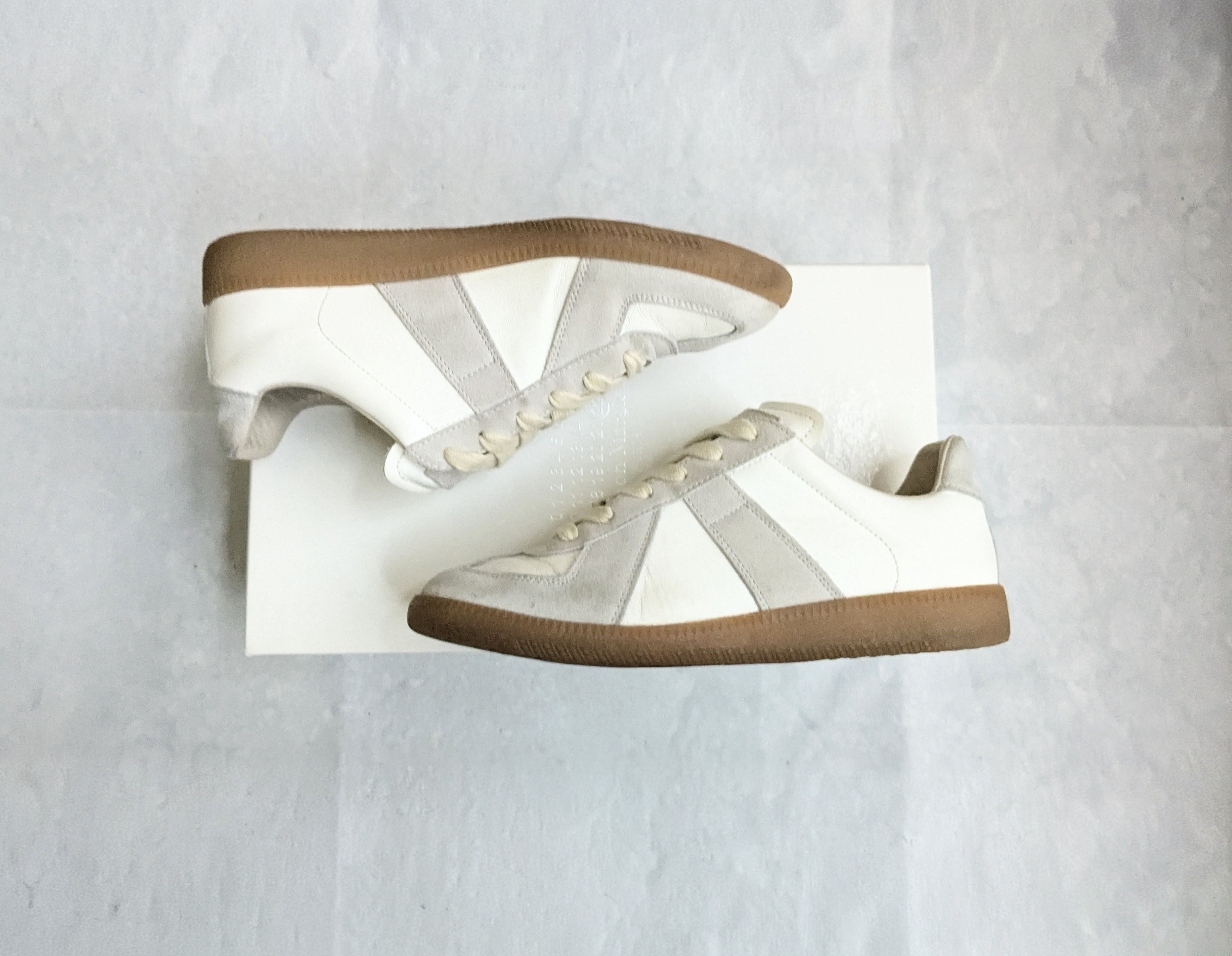 Maison Margiela Maison Margiela Replica GAT White Gray 37 7 Womens Size US 7 / IT 37 - 1 Thumbnail