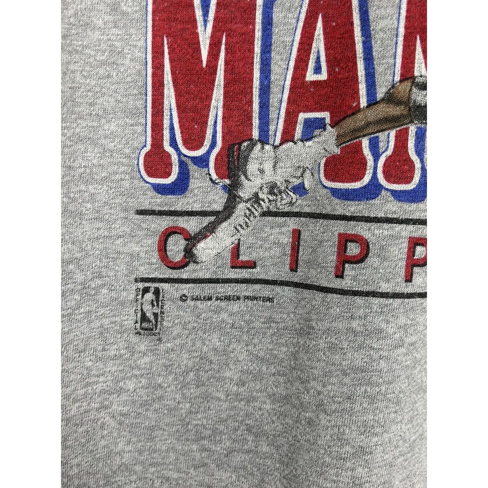 NBA 80s NBA Danny Manning Los Angeles Clippers Salem T-Shirt Size US S / EU 44-46 / 1 - 4 Thumbnail
