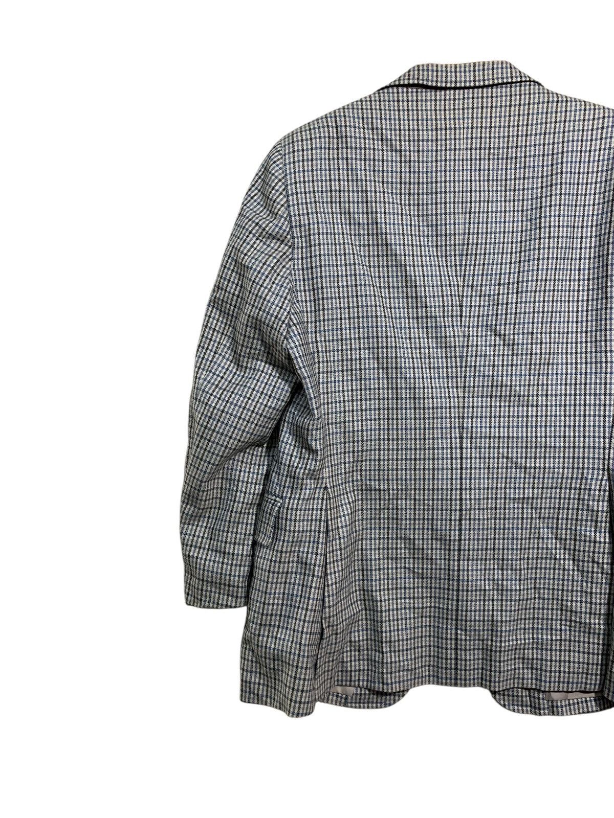 Burberry 🔥VTG BURBERRYS GINGHAM CHECKERED BLAZER COAT Size US M / EU 48-50 / 2 - 5 Thumbnail