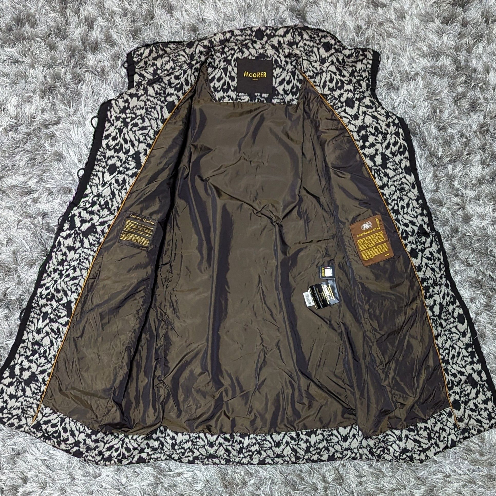 MooRER Luxury Moorer Verona Jacket Puffer Trench Designer Fur Coat Size M / US 6-8 / IT 42-44 - 7 Thumbnail