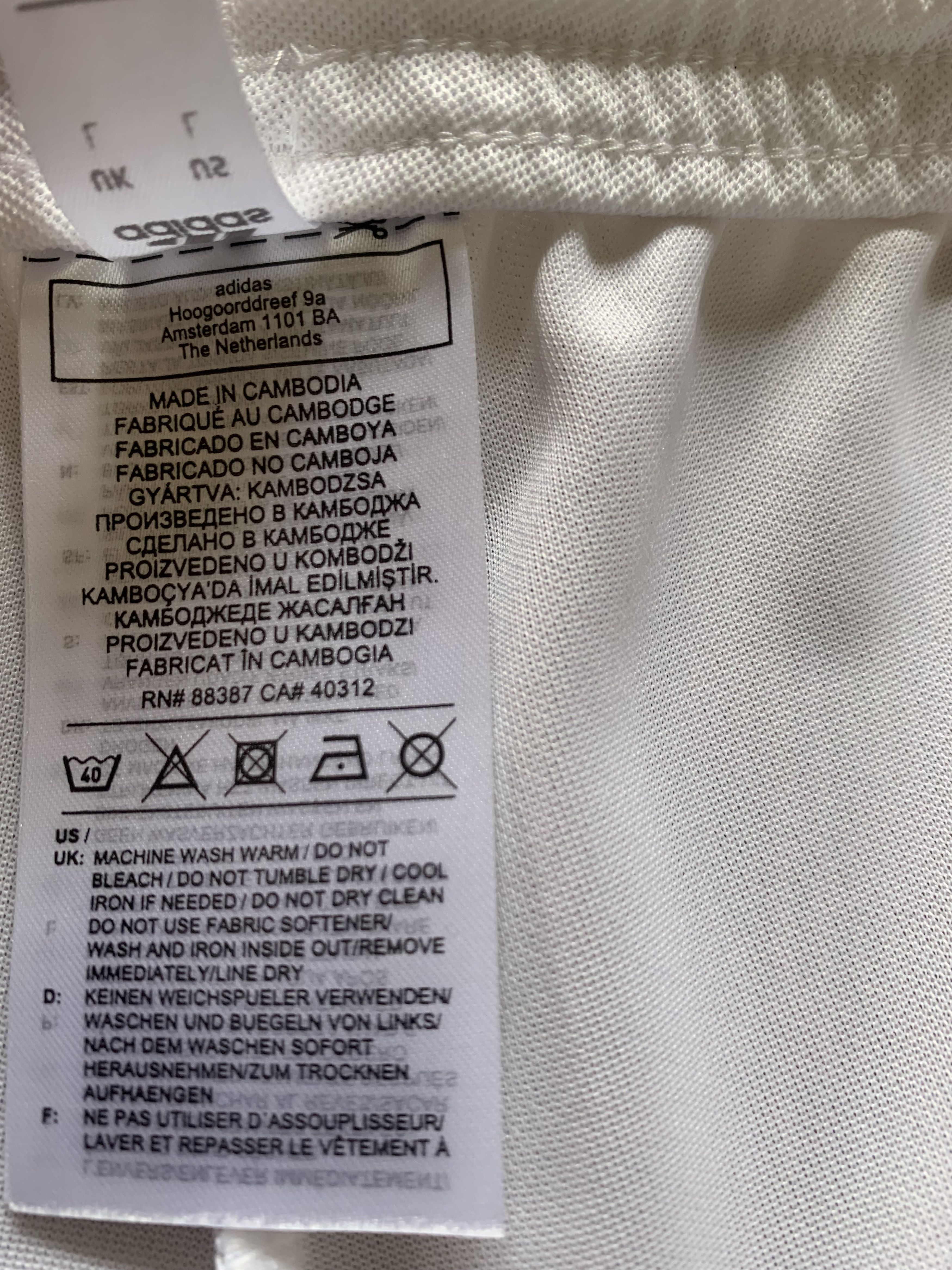 Adidas × Vintage Adidas White Training Shorts 2019 Size US 32 / EU 48 - 8 Thumbnail