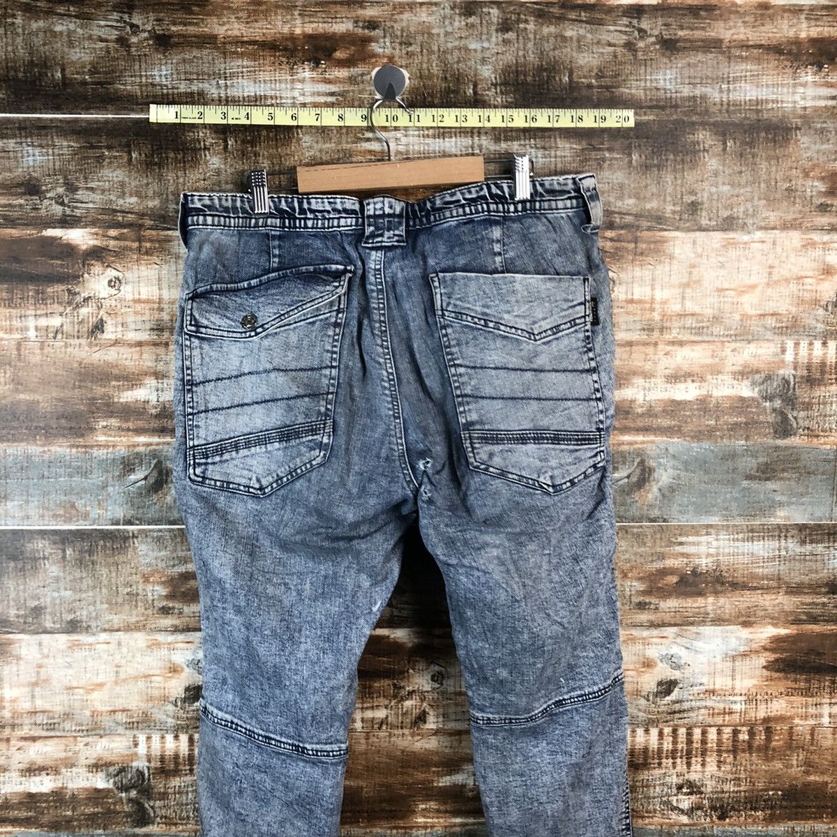 Japanese Brand Japanese Brand vintage Blue Denim Joggers Pants #A2128 Size US 34 / EU 50 - 16 Thumbnail