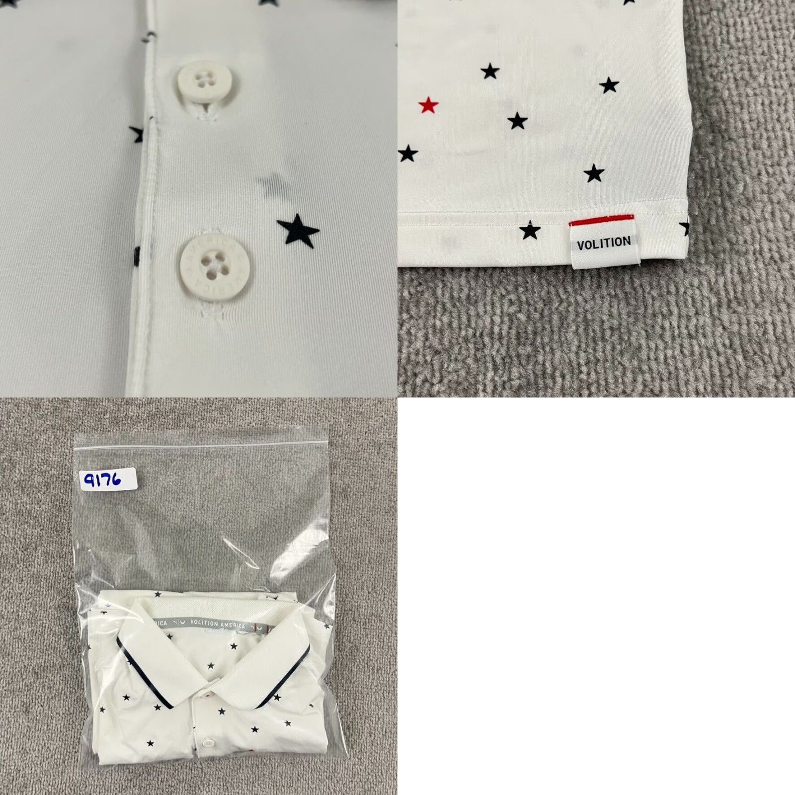 Puma PUMA Polo Shirt Men Large White Star 123rd US Open Los Angeles Country Club LACC Size US L / EU 52-54 / 3 - 8 Thumbnail