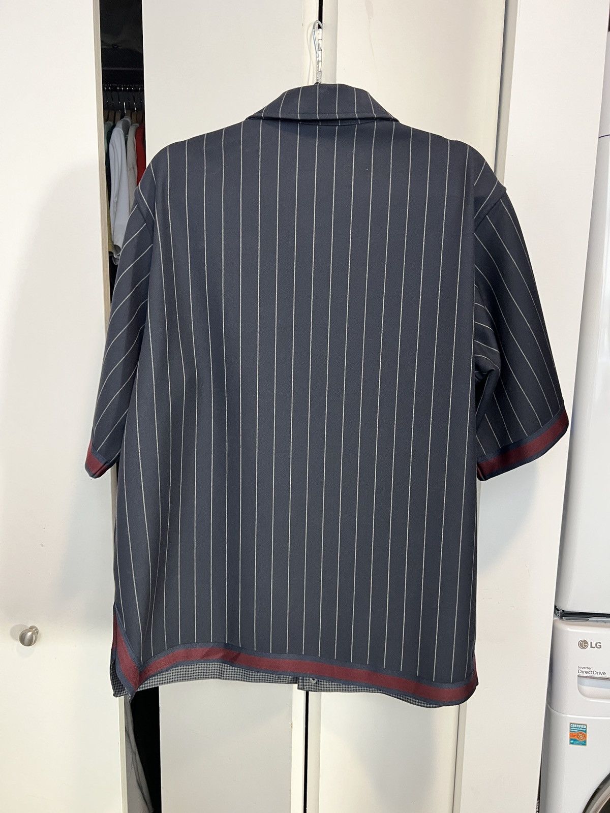 Kith Kith & Kin Pinstripe Baseball Shirt Navy Size US L / EU 52-54 / 3 - 3 Thumbnail
