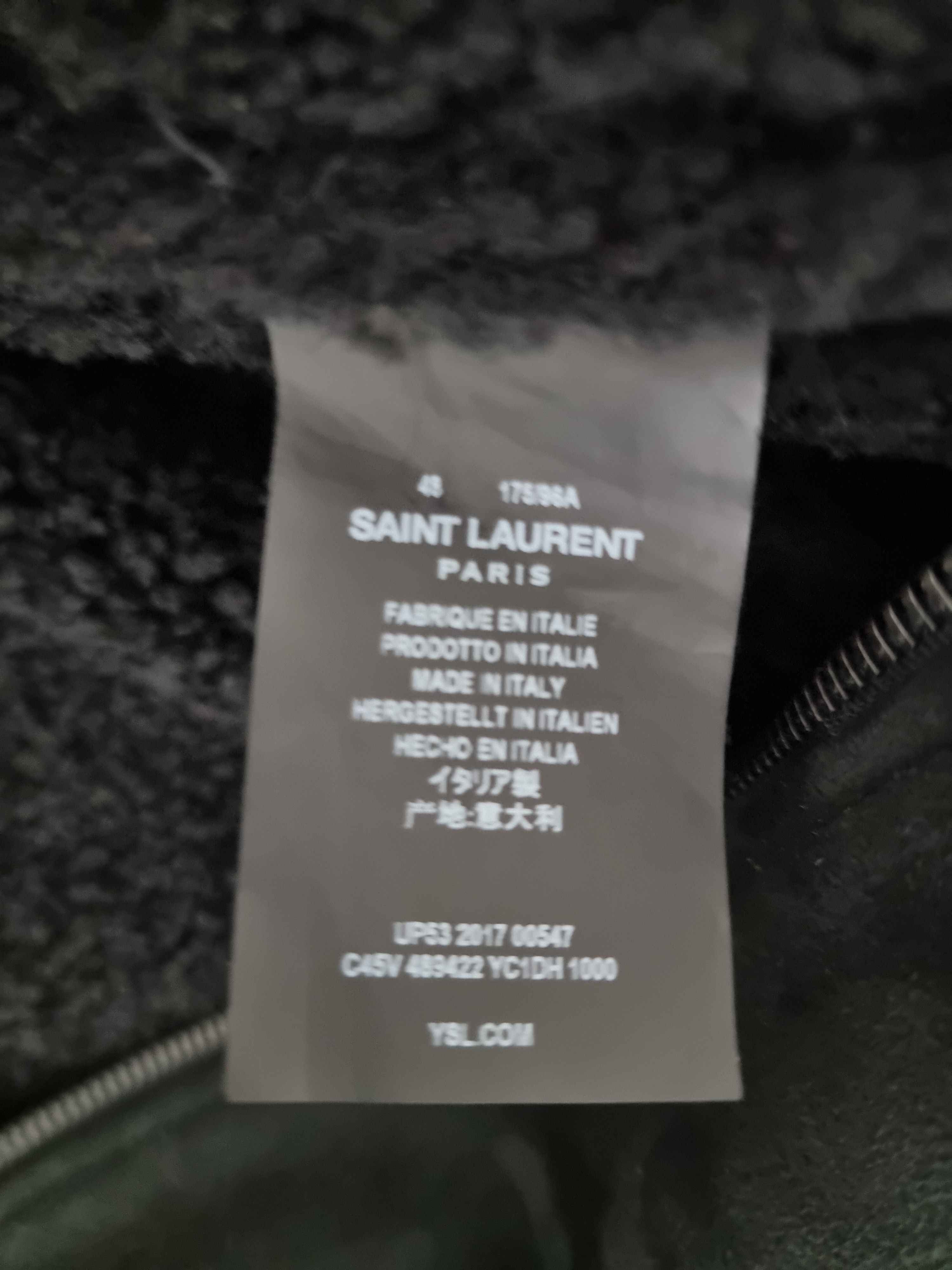Saint Laurent Paris FW17 Saint Laurent bomber shearling jacket Size US M / EU 48-50 / 2 - 5 Thumbnail