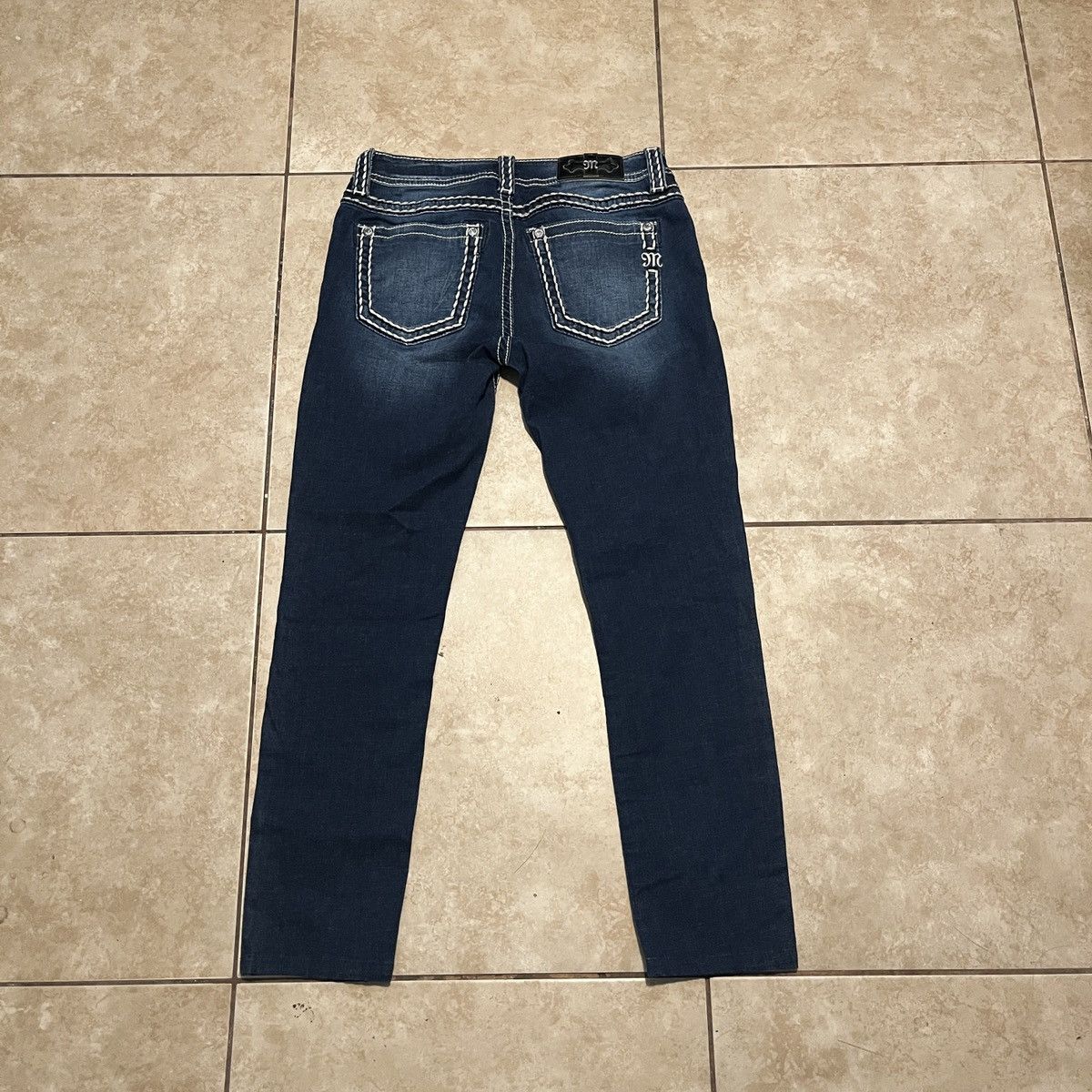 Miss Me × Vintage Miss Me Mid Rise Skinny Jeans Size 28" / US 6 / IT 42 - 4 Thumbnail