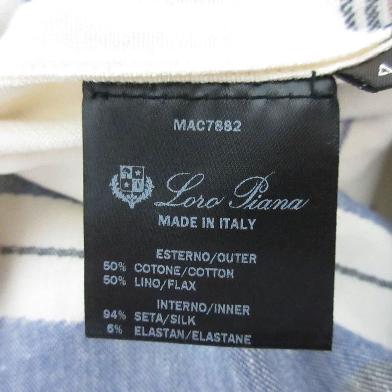 Loro Piana LORO PIANA Blue and white striped linen cotton dress Size M / US 6-8 / IT 42-44 - 7 Thumbnail