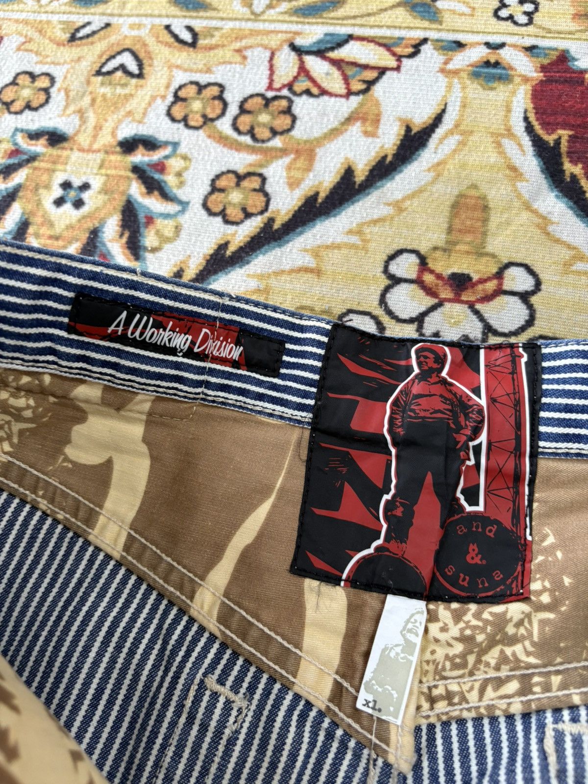 JNCO × Japanese Brand × Southpole Baggy Hickory Jeans Pnb Nation Wide Leg Denim Y2k Jnco Size US 34 / EU 50 - 10 Thumbnail