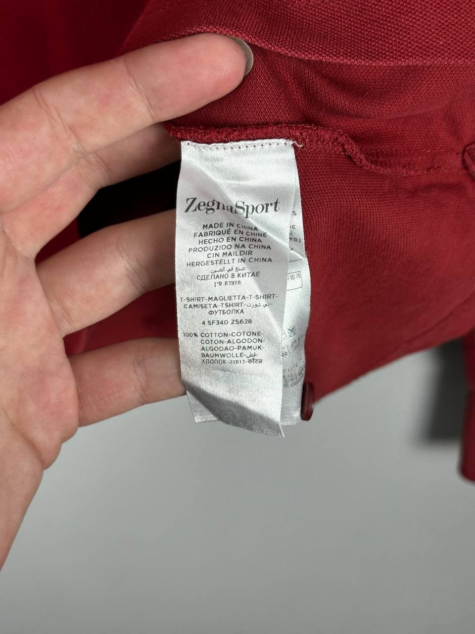 Ermenegildo Zegna Ermenegildo Zegna Sport Long Sleeve Polo Size US L / EU 52-54 / 3 - 10 Thumbnail
