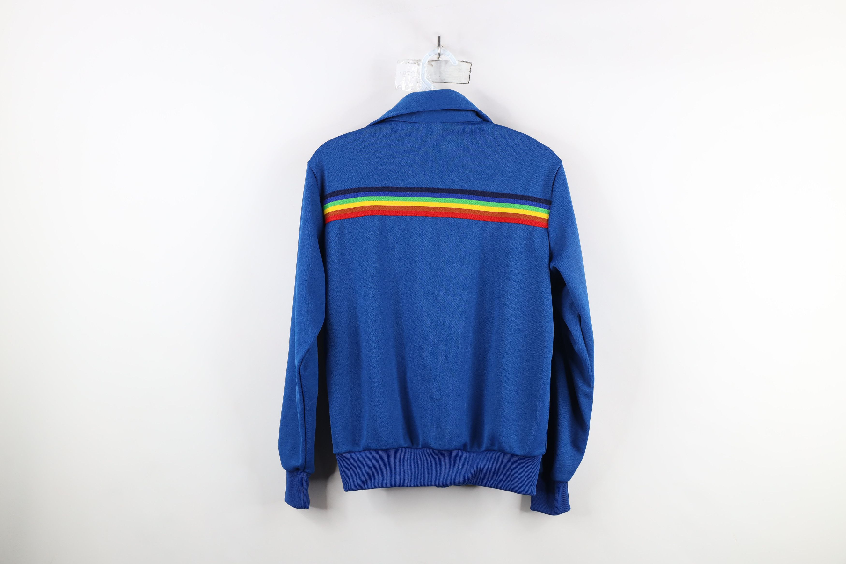 Hang Ten × Vintage Vintage 70s Hang Ten Surfing Striped Warm Up Track Jacket Size US S / EU 44-46 / 1 - 13 Thumbnail