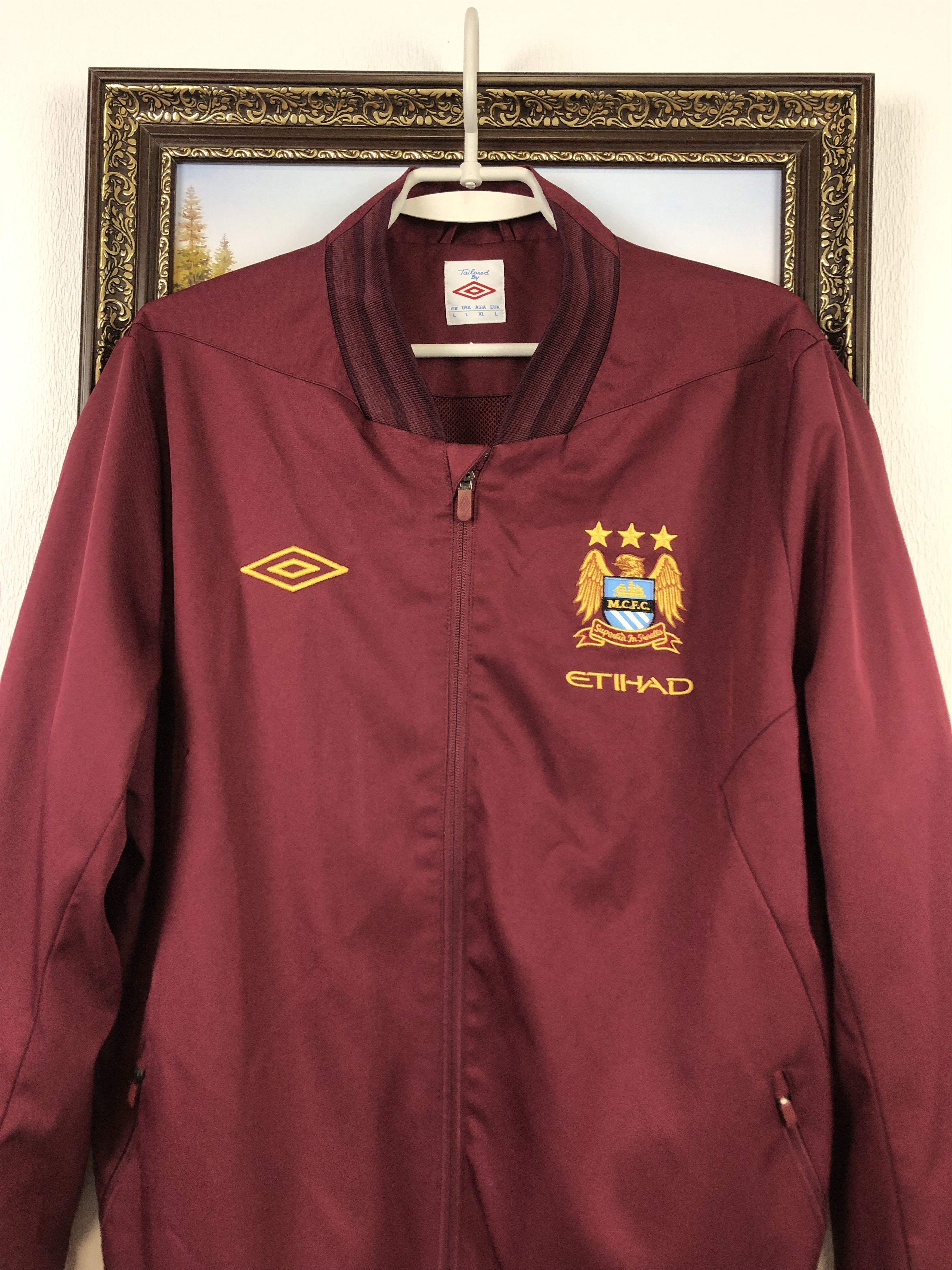 Vintage Vintage Manchester City Football Jacket Soccer Track Top Size US L / EU 52-54 / 3 - 2 Thumbnail