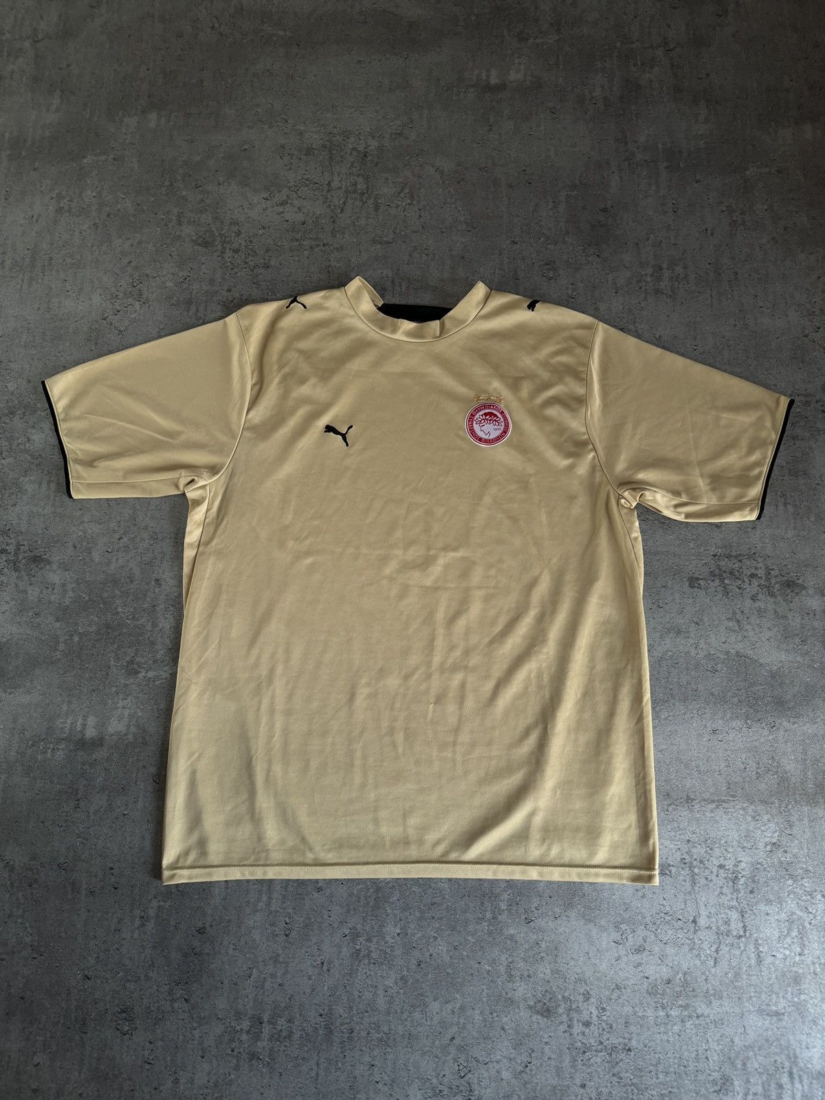 Puma × Vintage Puma Olimpiacos Pireus Vintage Football Soccer Jersey Logo Size US XXL / EU 58 / 5 - 1 Thumbnail